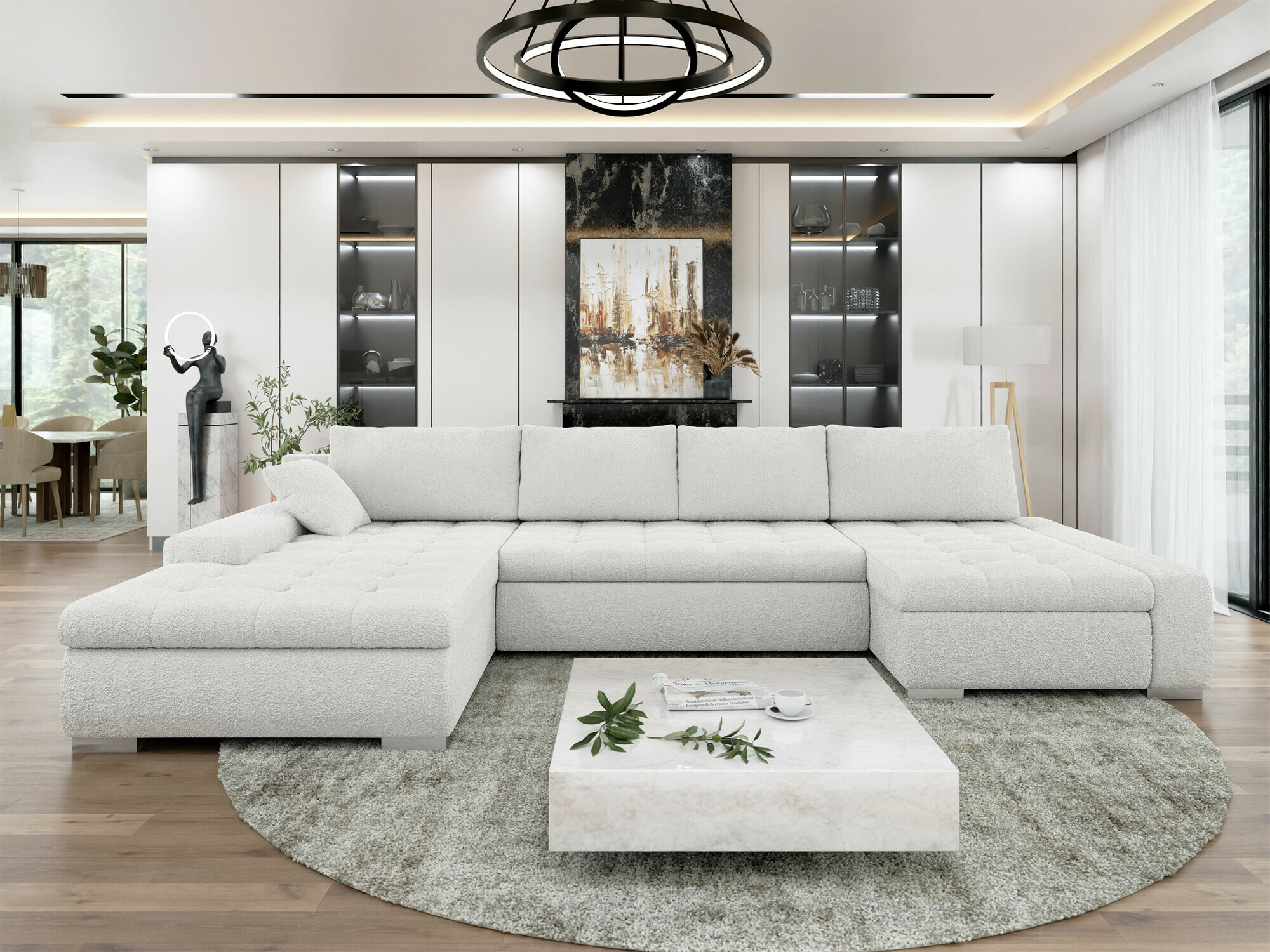 Canapé d'angle Comfivo Oliva I (Baloo 2073)