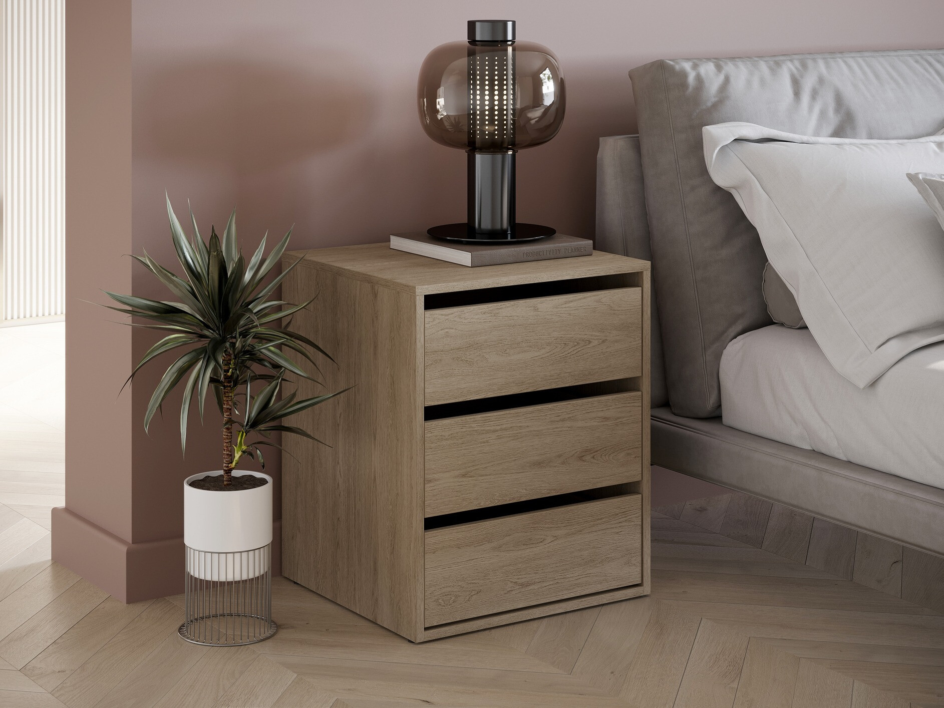 Table de chevet Cirdelu 113 (Chêne)