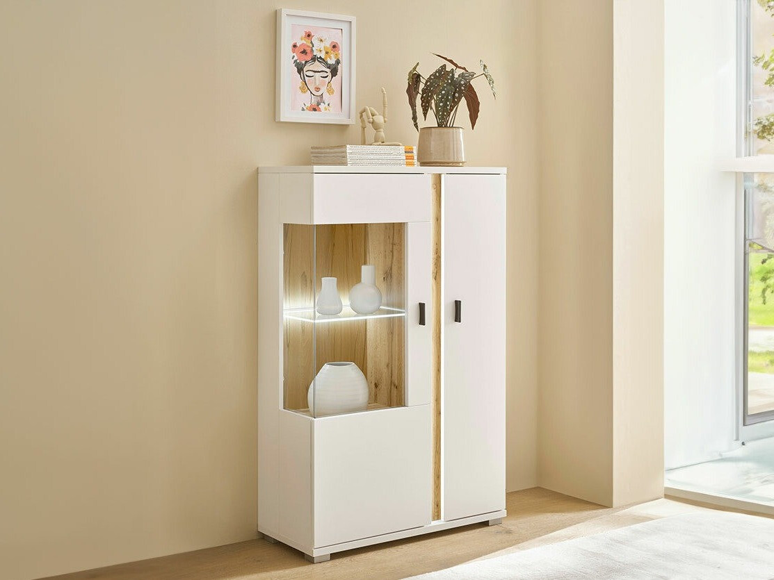 Buffet Avimavi 102 (Blanc + Chêne wotan)