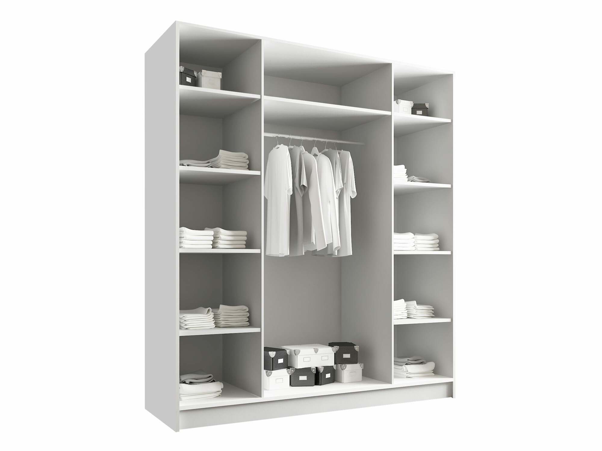 Armoire Closico Navor I (Blanc)