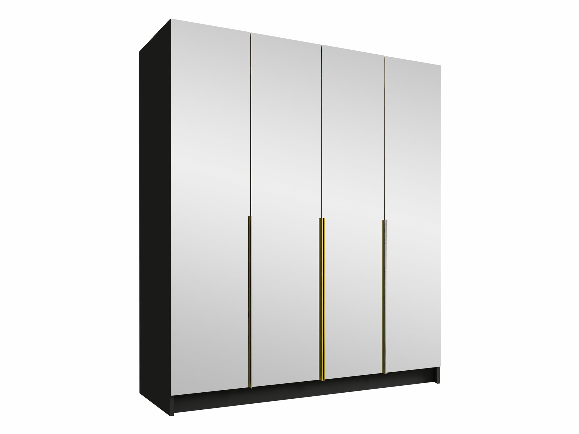 Armoire Closico Navor III (Noir + Doré)