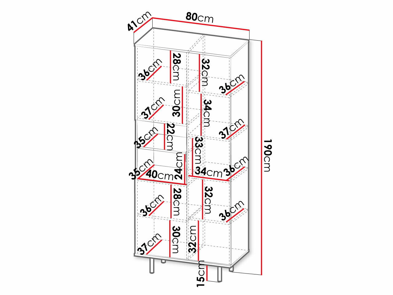 Étagère Decus I (Cachemire)