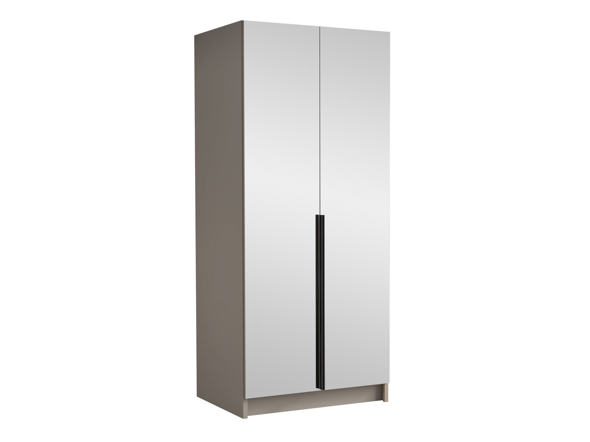 Armoire Closico Staton III (Cachemire + Noir)