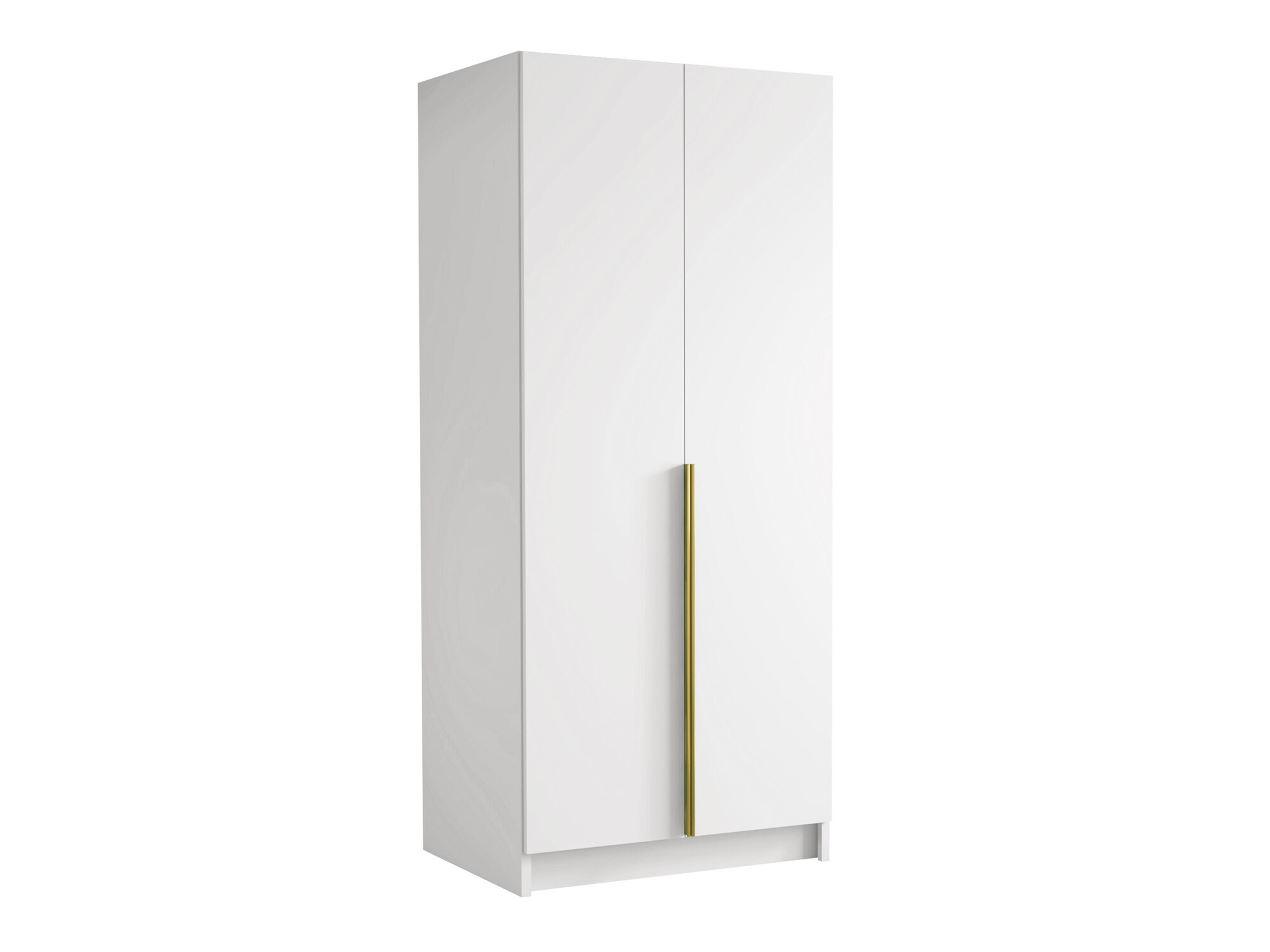 Armoire Closico 195 (Blanc + Doré)