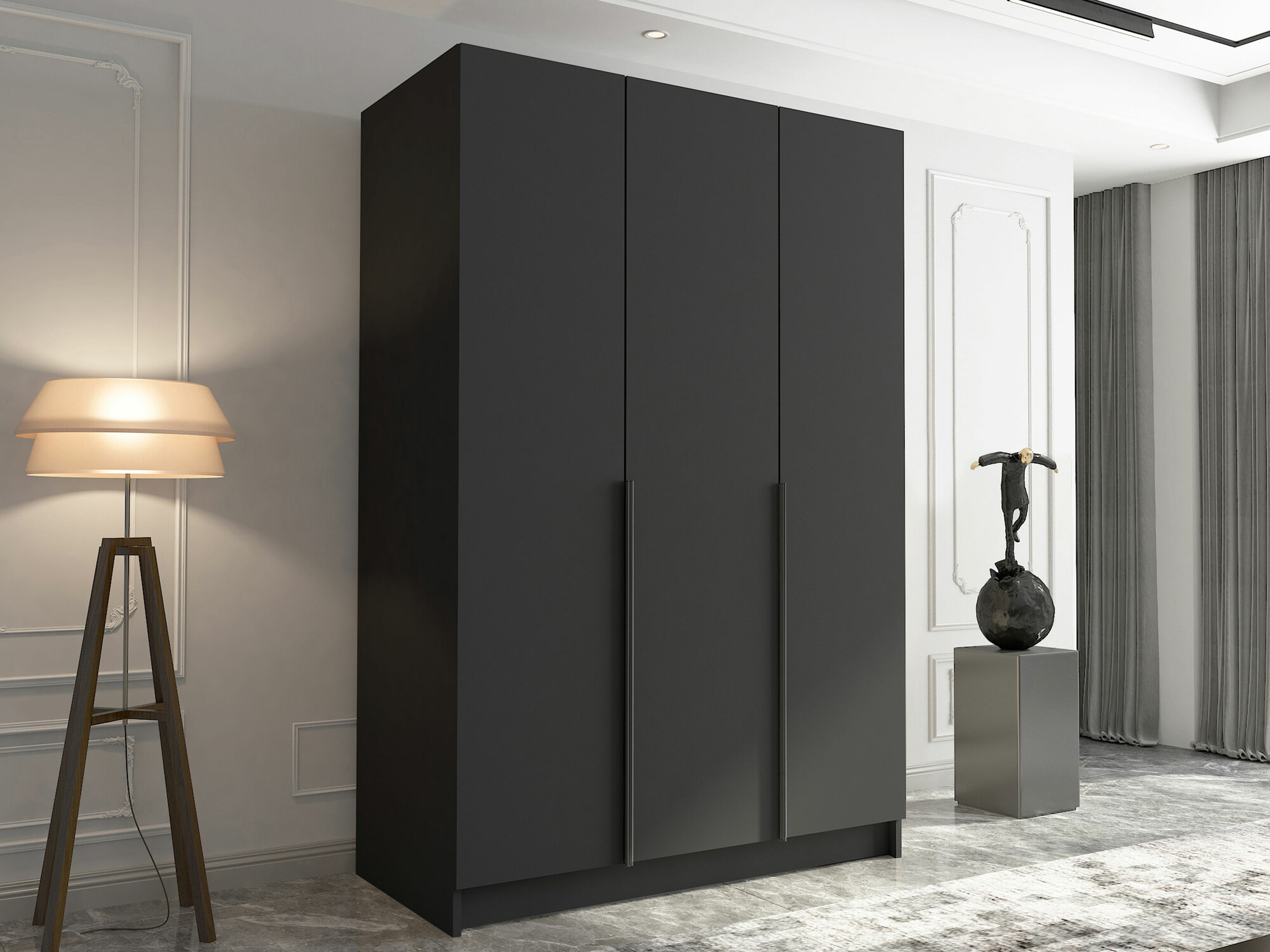 Armoire Closico Decoron I (Noir)