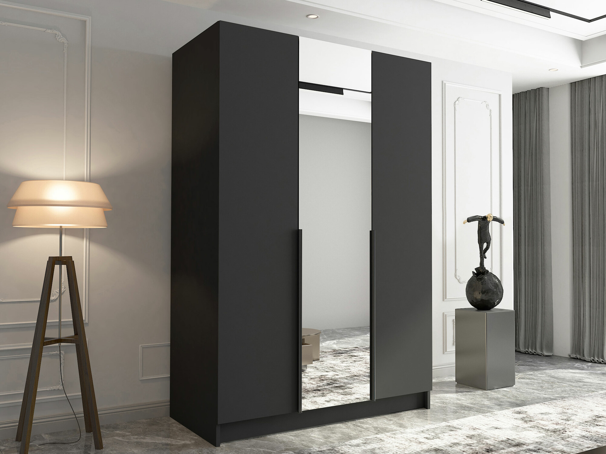 Armoire Closico Decoron II (Noir)