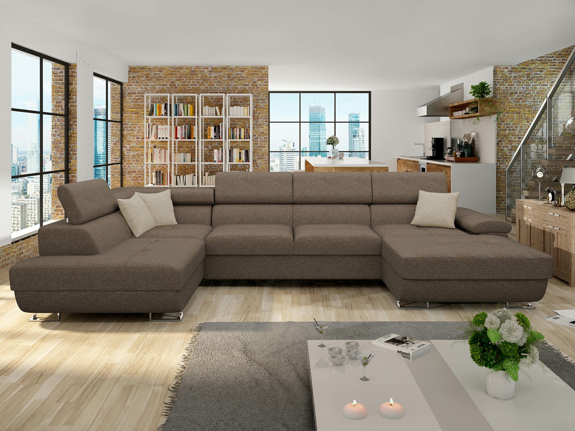 Canapé d'angle Comfivo Ruta IV (Matana 19 + Matana 17)