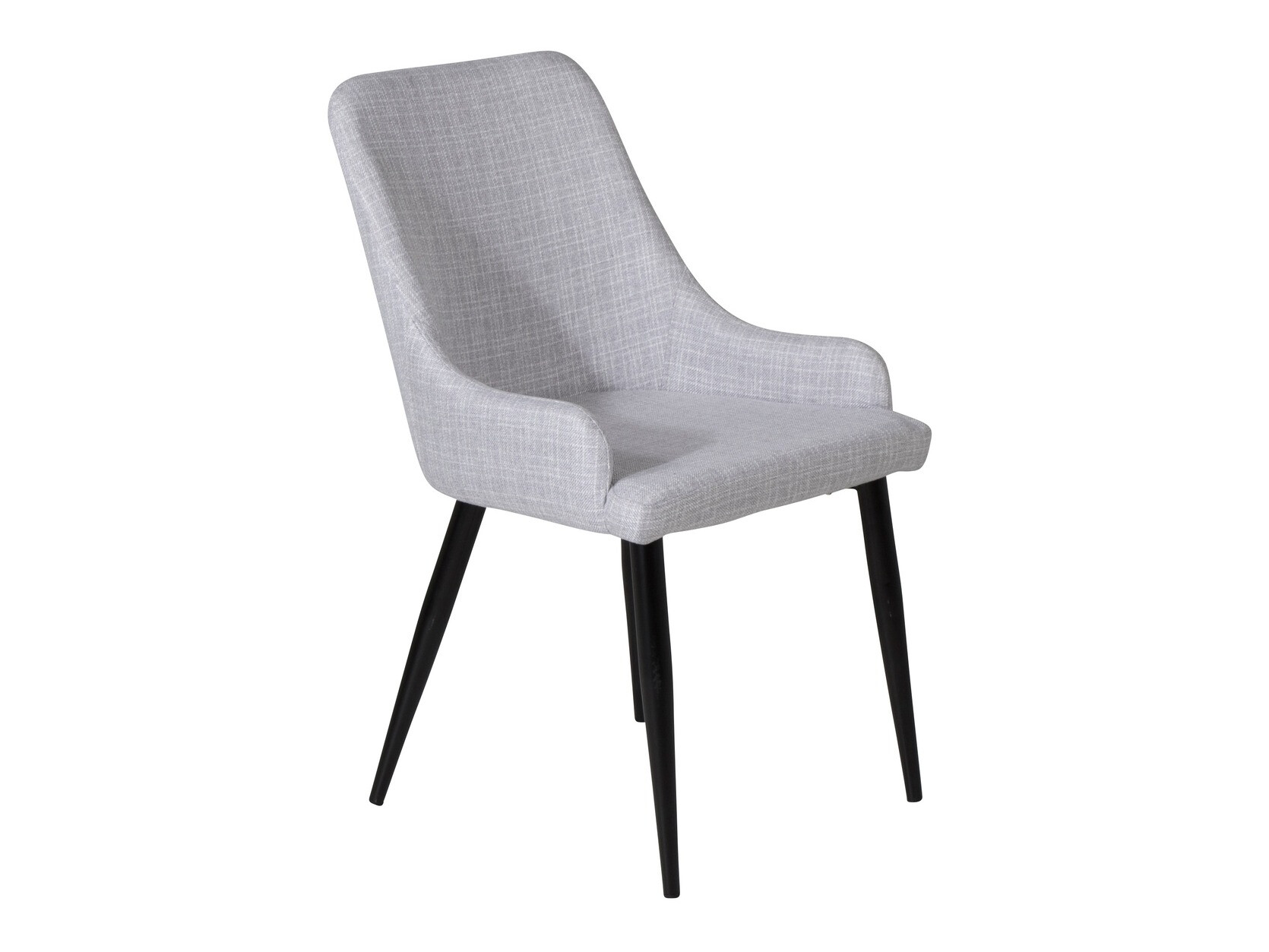 Chaise Dallas 114 (Gris clair + Noir)