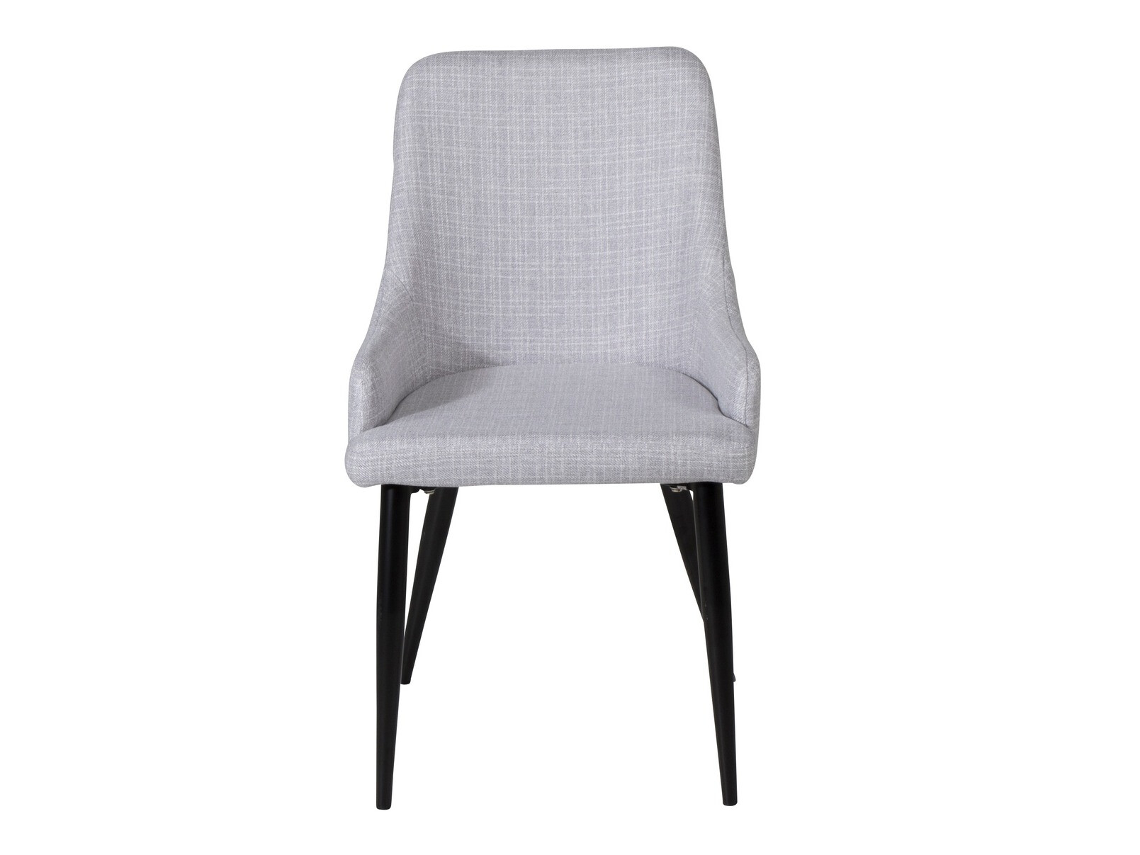 Chaise Dallas 114 (Gris clair + Noir)