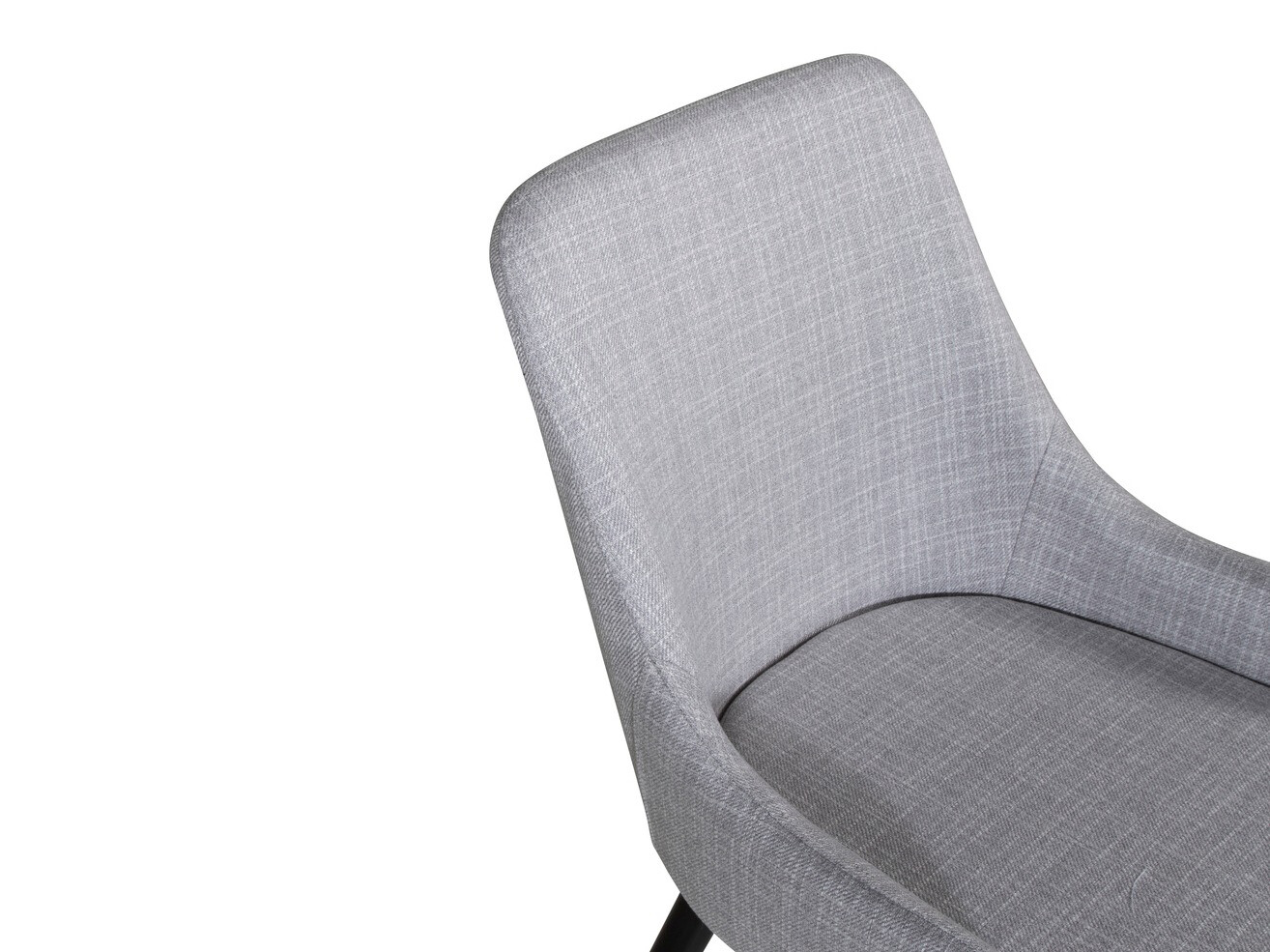 Chaise Dallas 114 (Gris clair + Noir)