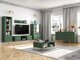 Ensemble de salon Flonovu 109 (Vert foncé + Doré)