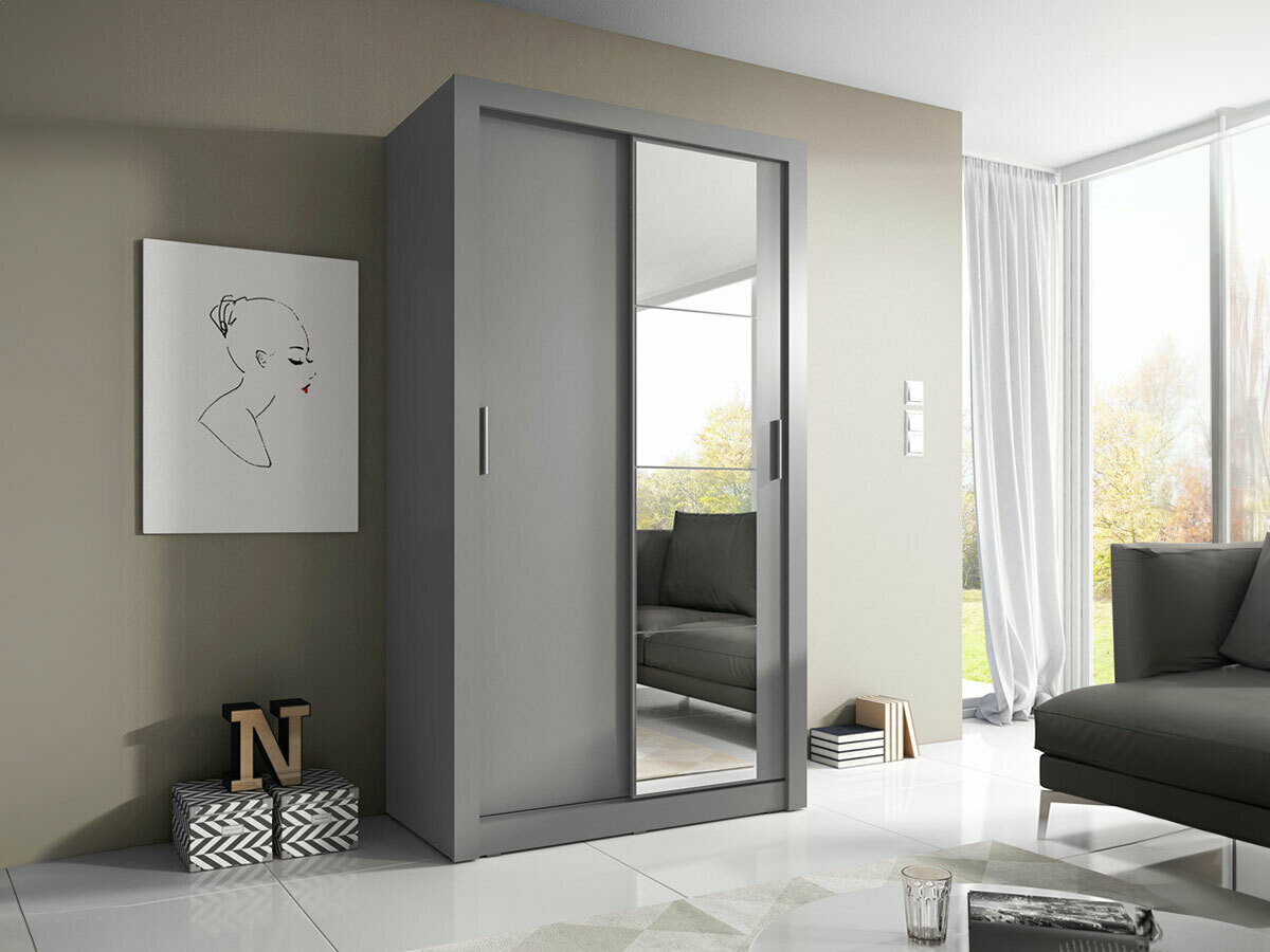 Armoire Fresno 118 (Gris)