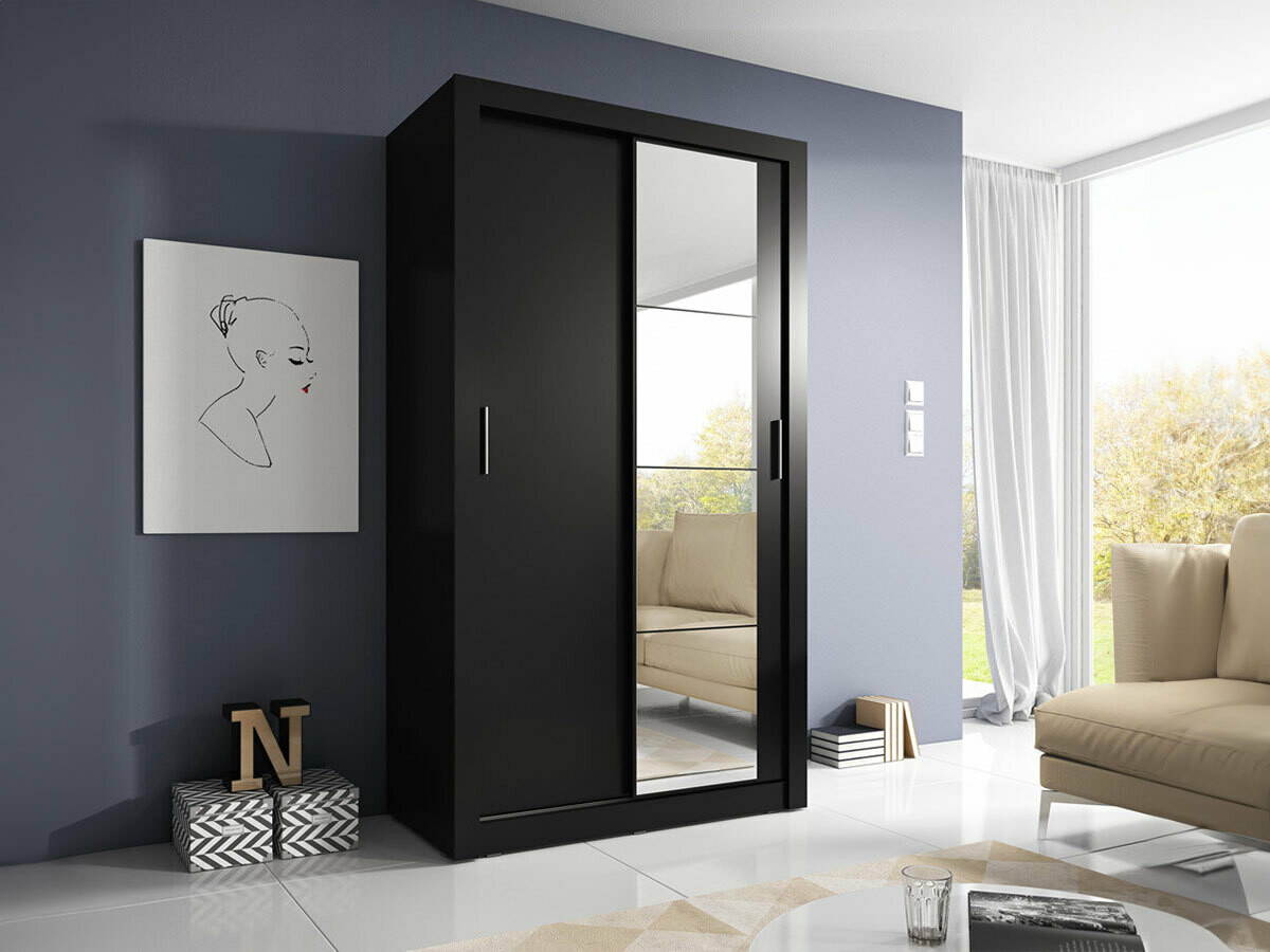 Armoire Fresno 118 (Noir)