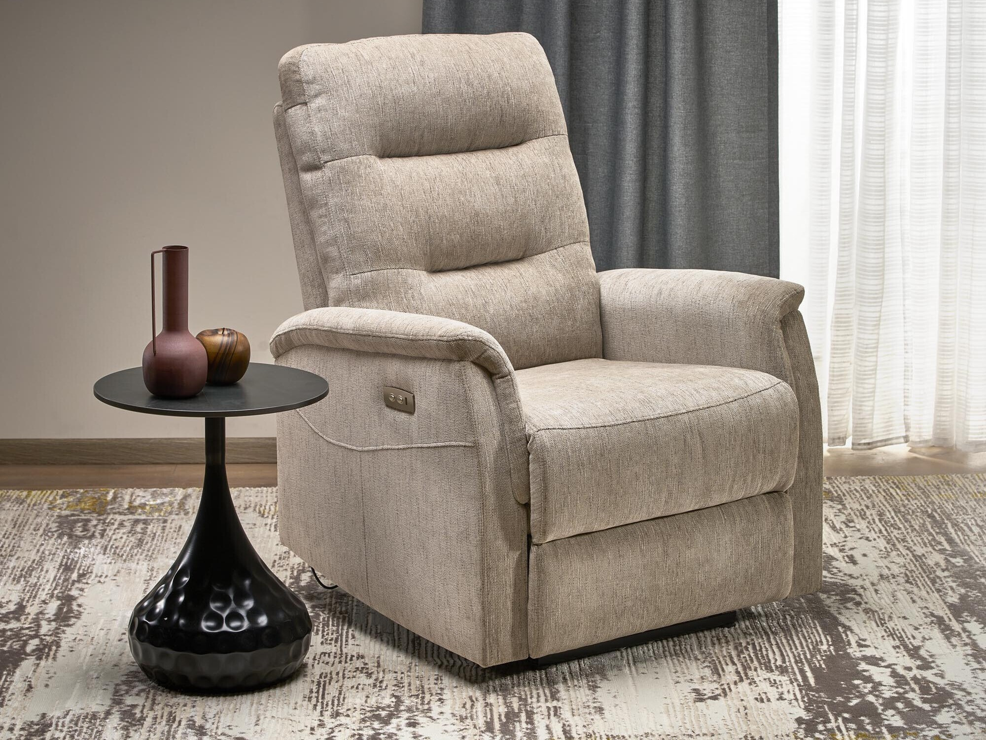 Fauteuil inclinable Houston 1782 (Beige)