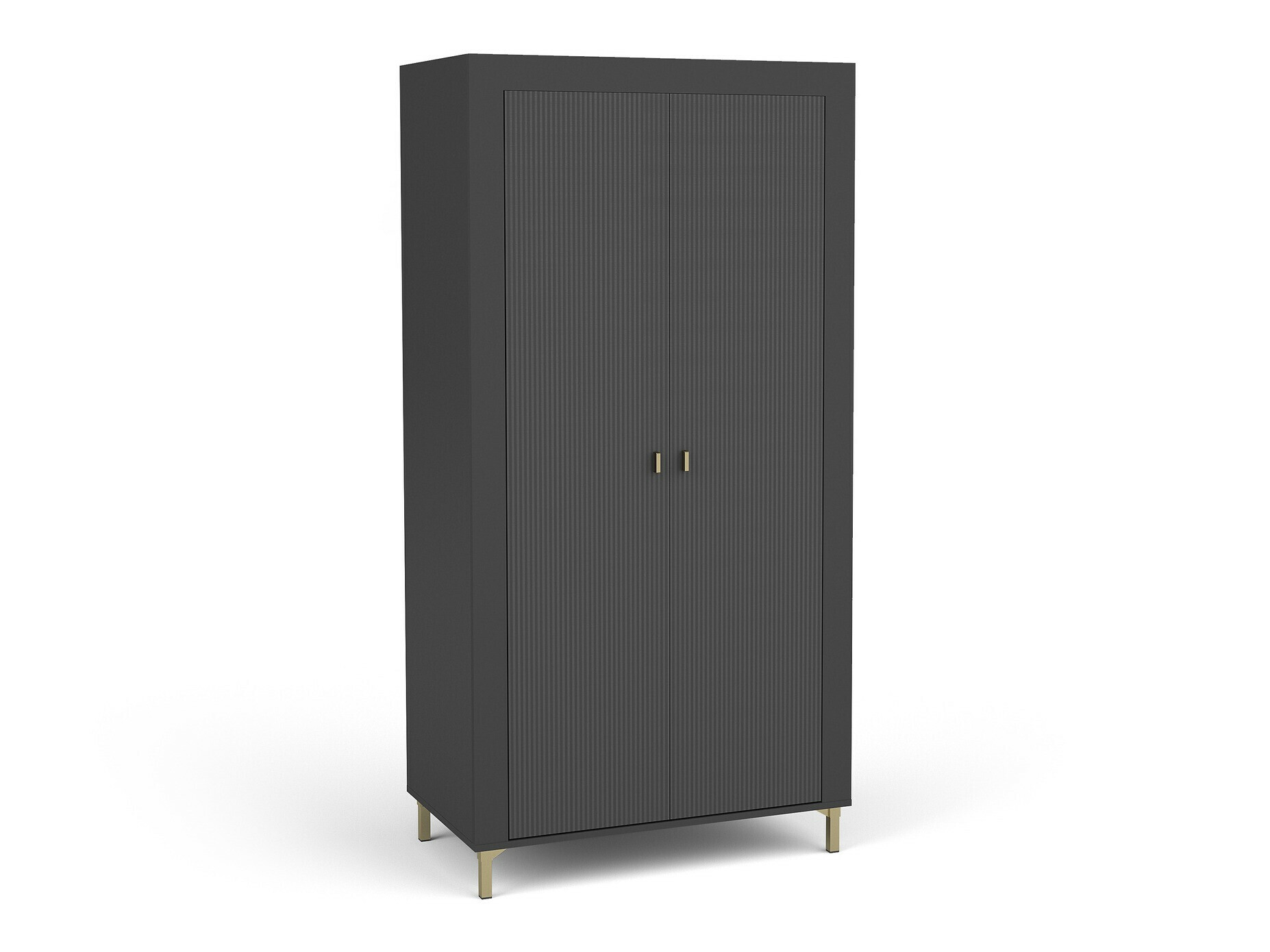 Armoire Mormavu 100 (Noir mat)