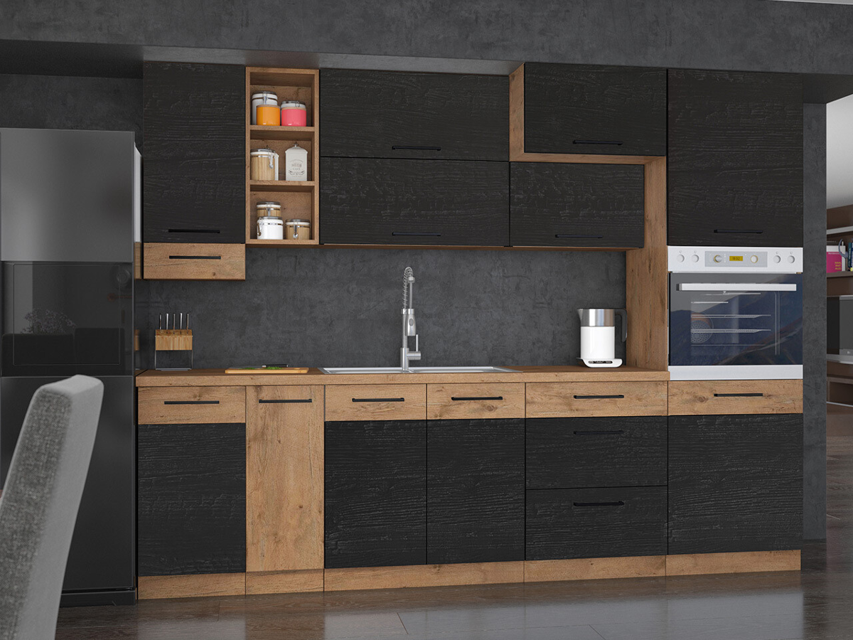 Armoire murale modulaire Wood Dark 132