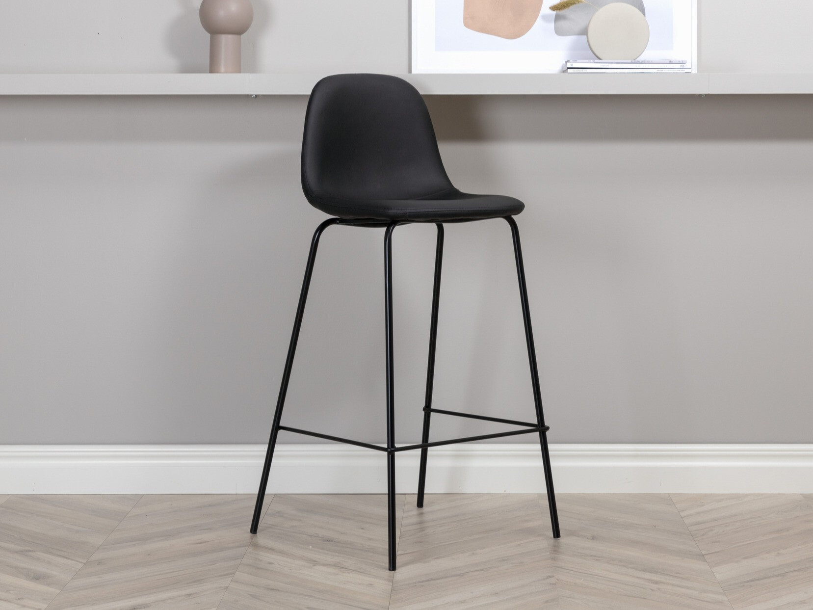 Chaise de bar Dallas 2643 (Noir)
