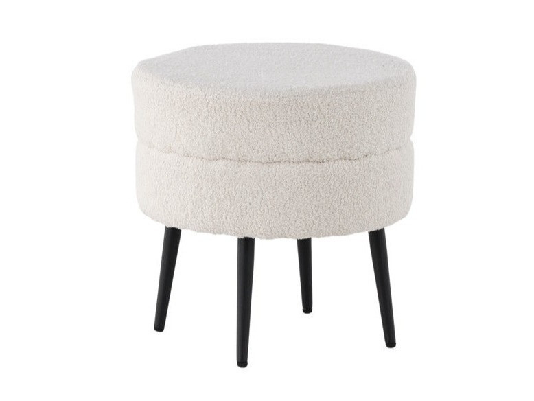 Pouf Dallas 2945 (Blanc + Noir)