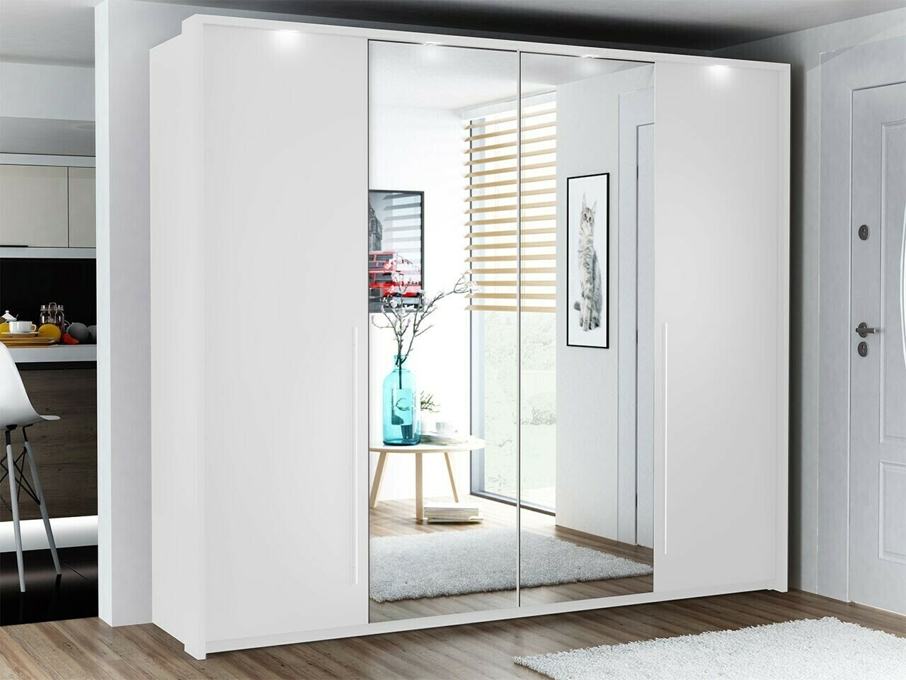 Armoire Honolulu 121 (Blanc)
