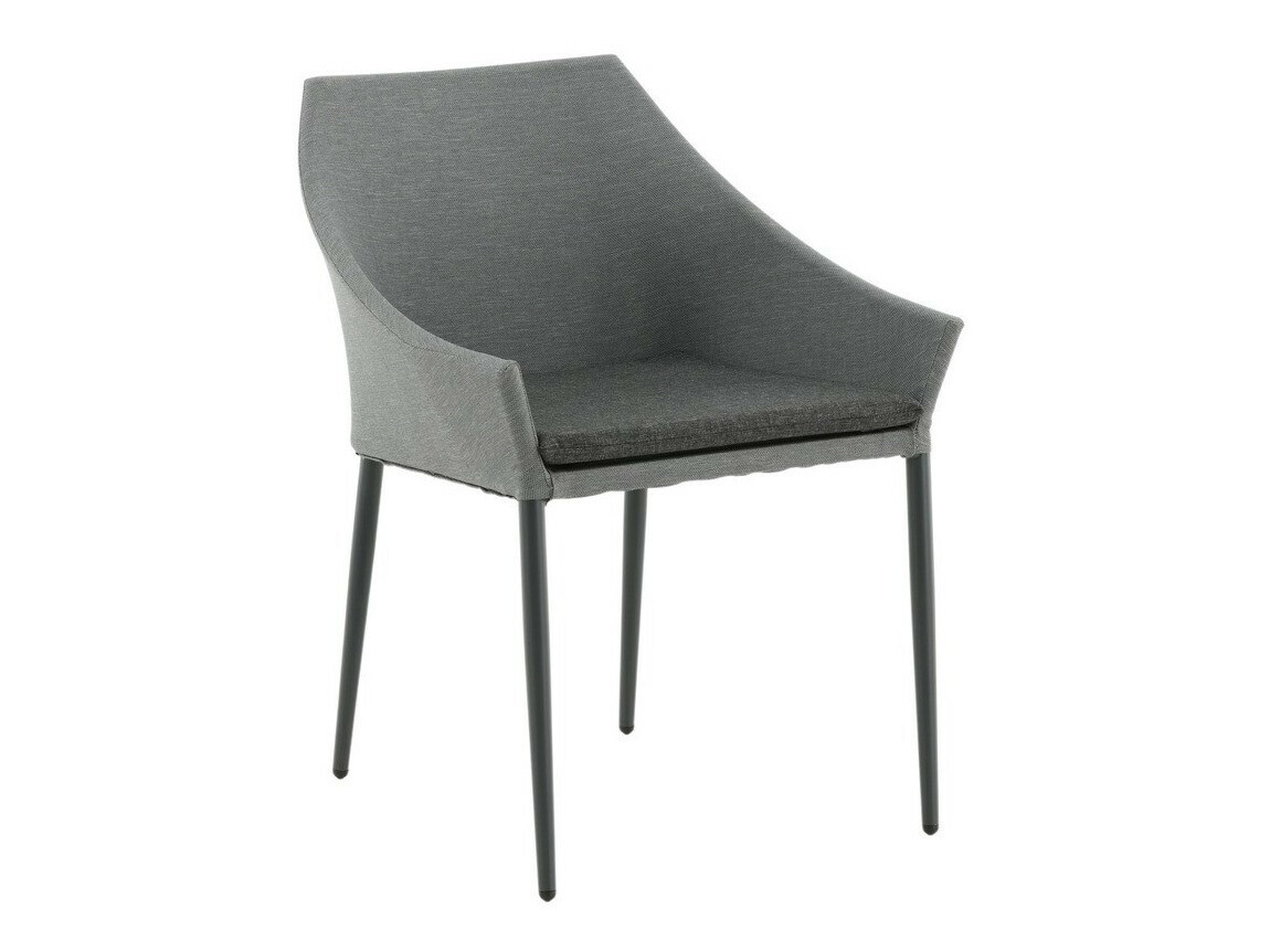 Chaise de jardin Dallas 2563 (Noir + Gris)