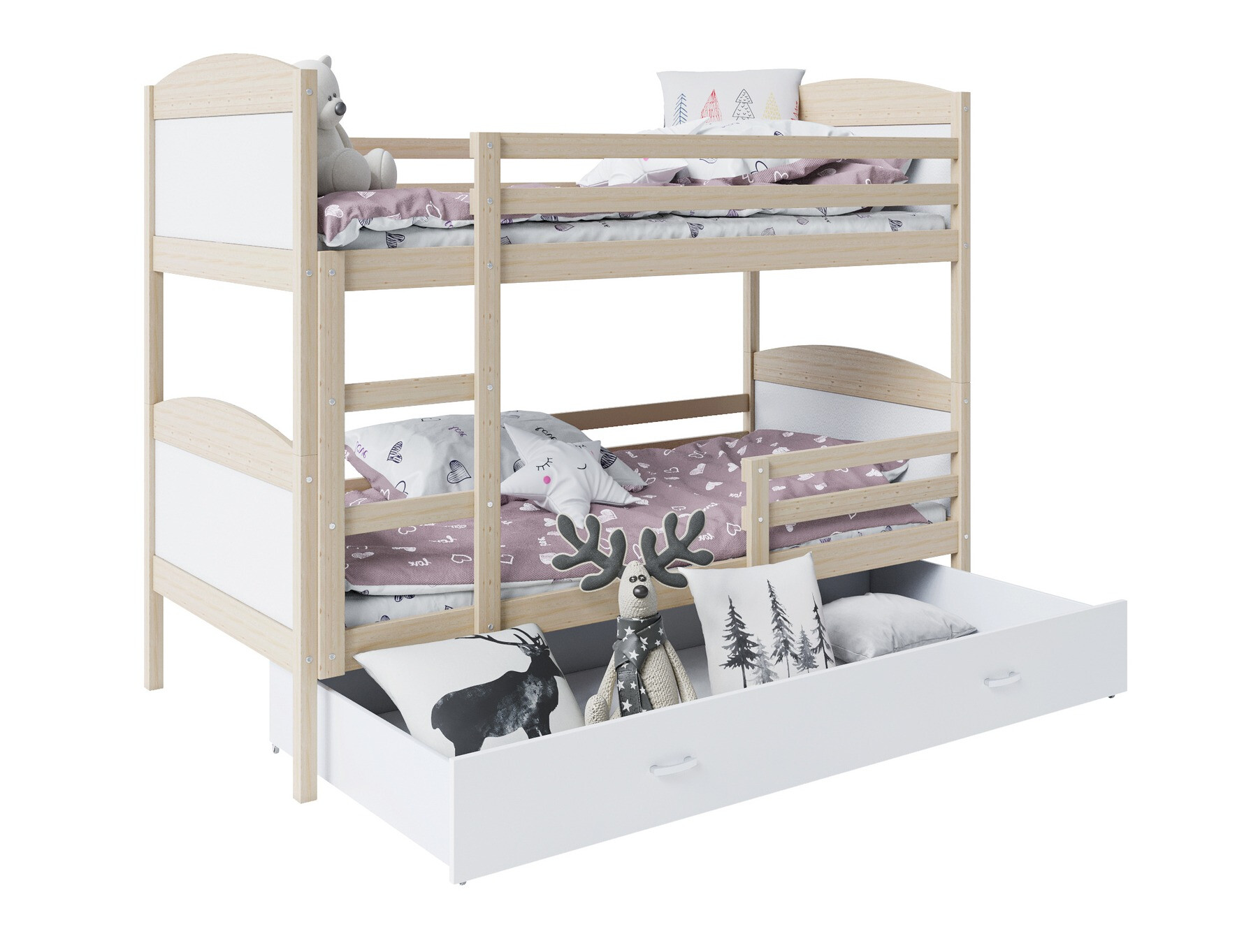 Lit superposé Aurora 103 (Pin)