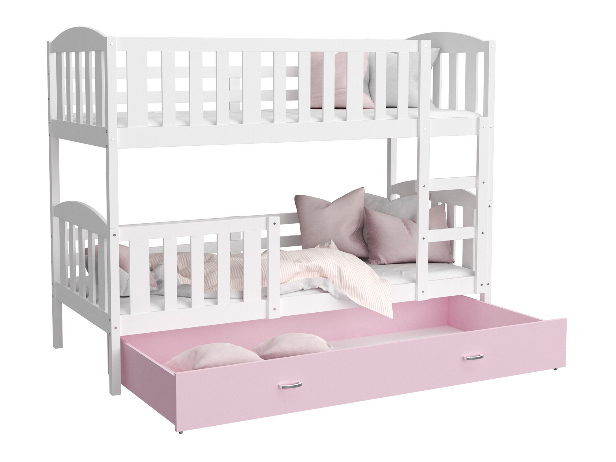 Lit superposé Aurora 104 (Blanc)