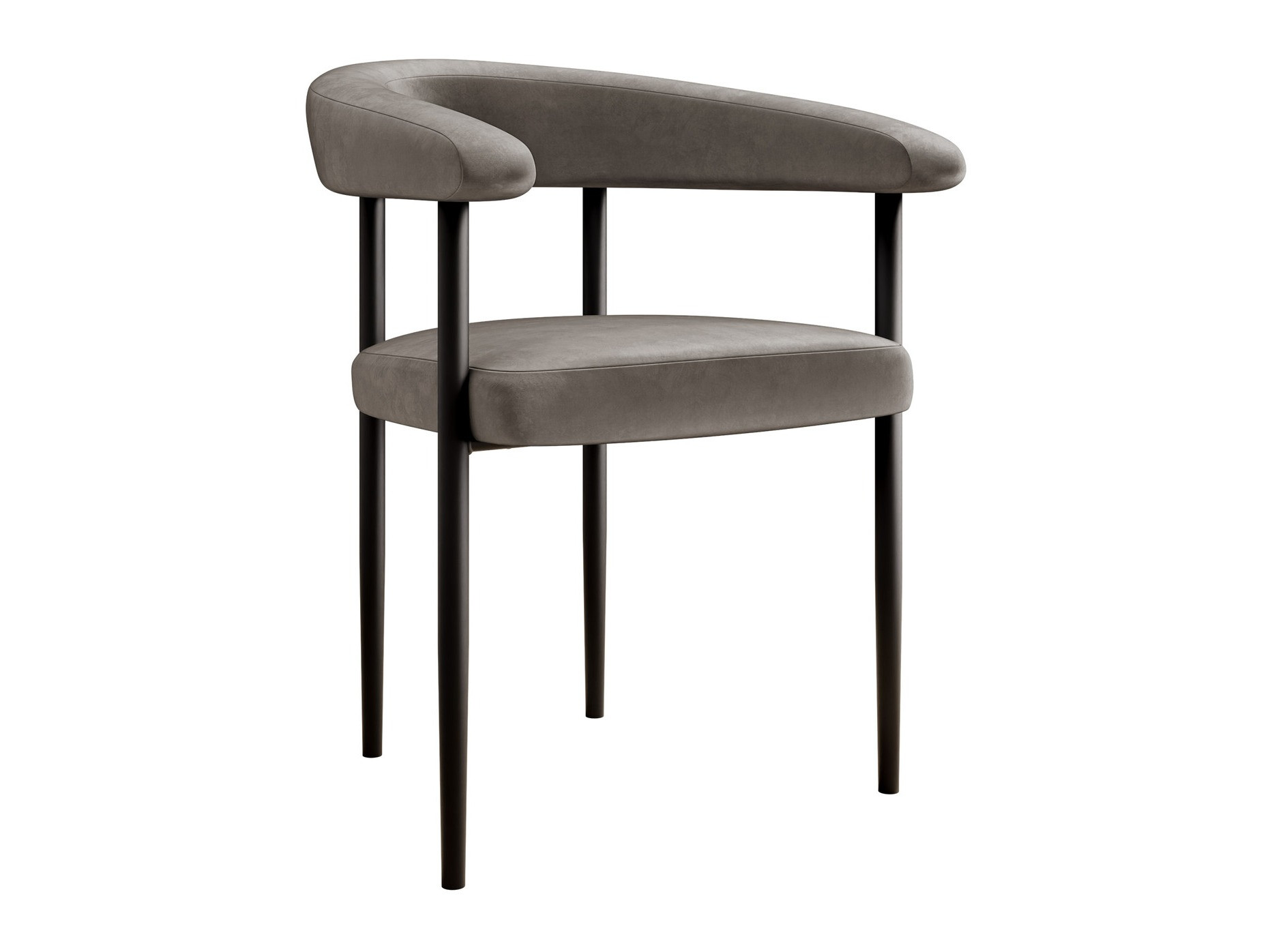 Chaise Jackson 110 (Noir + Magic Velvet 2209)