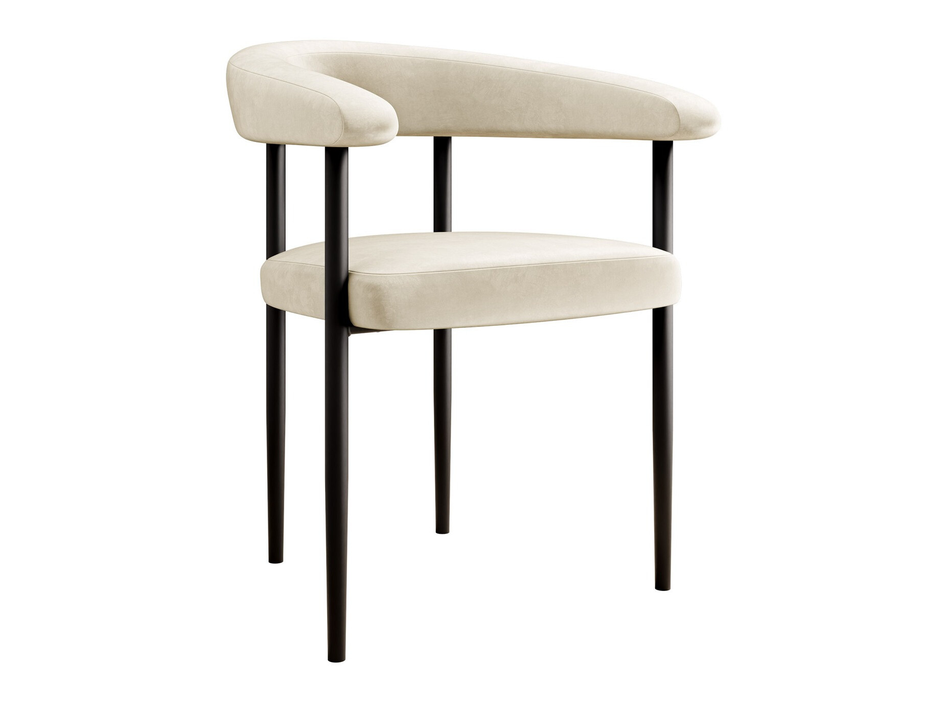 Chaise Jackson 110 (Noir + Magic Velvet 2250)