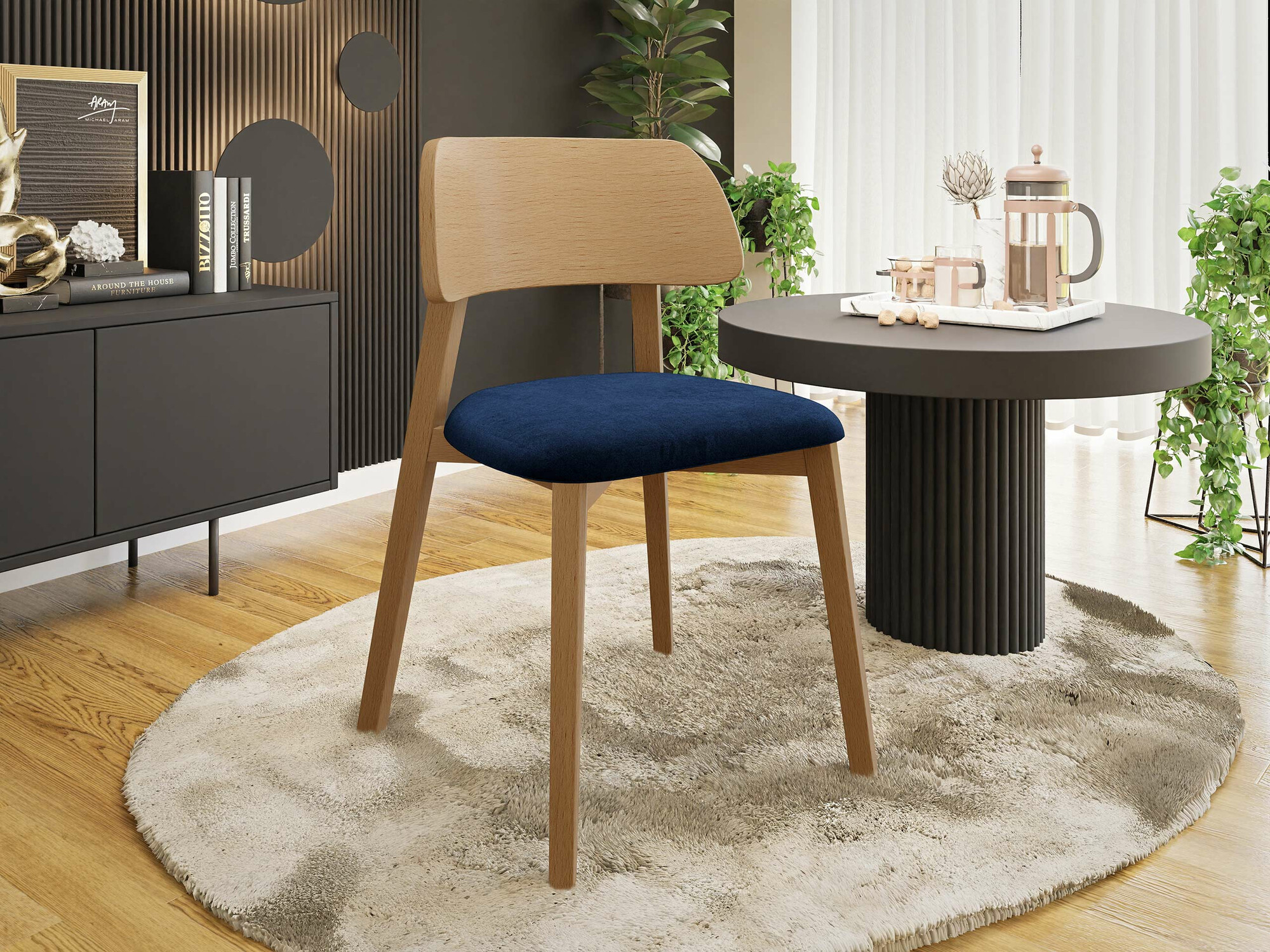 Chaise Jackson 112 (Clair bois)