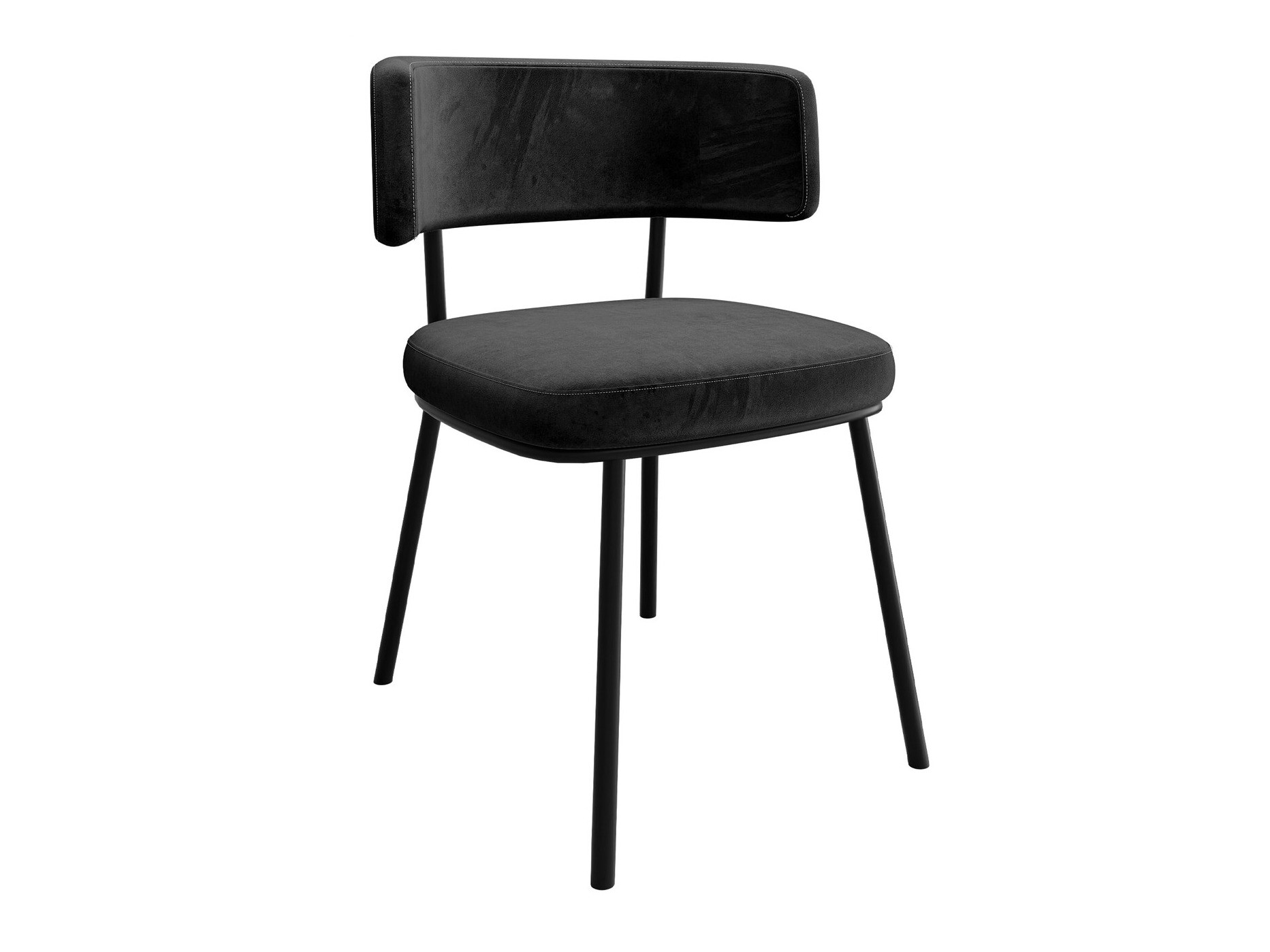 Chaise Jackson 114 (Noir + Magic Velvet 2219)