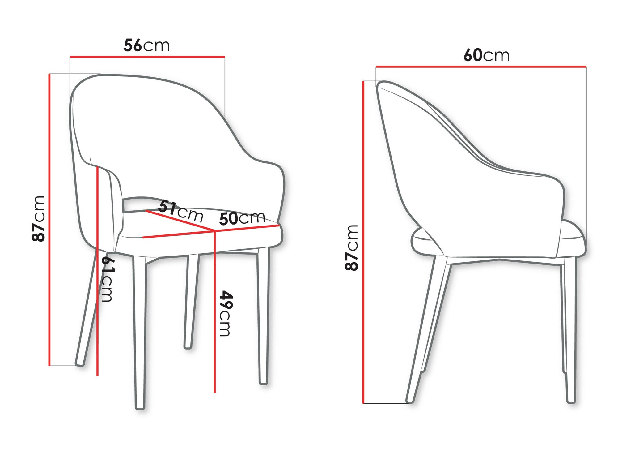 Chaise Jackson 116 (Magic Velvet 2258)