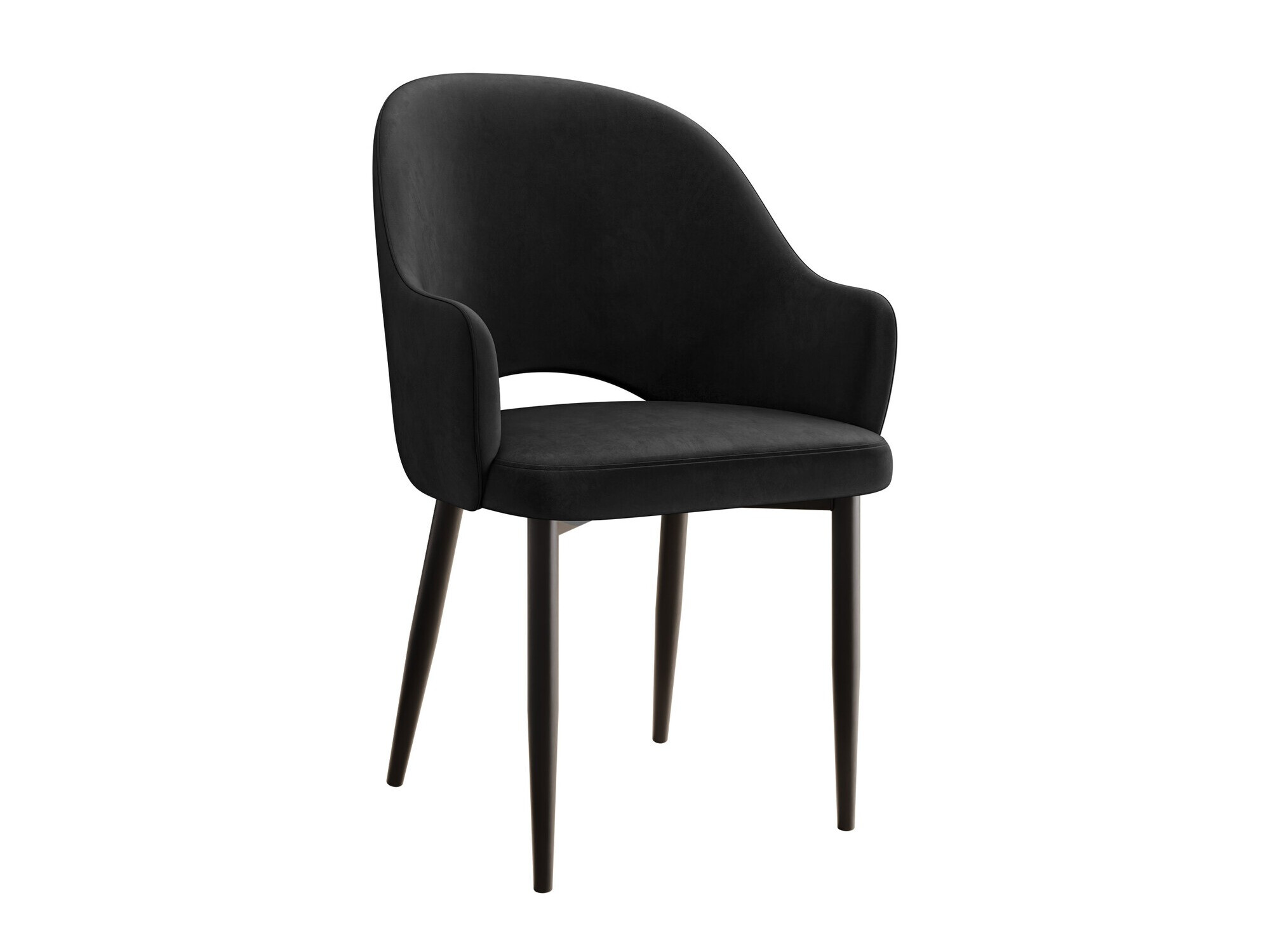 Chaise Jackson 116 (Noir + Magic Velvet 2219)