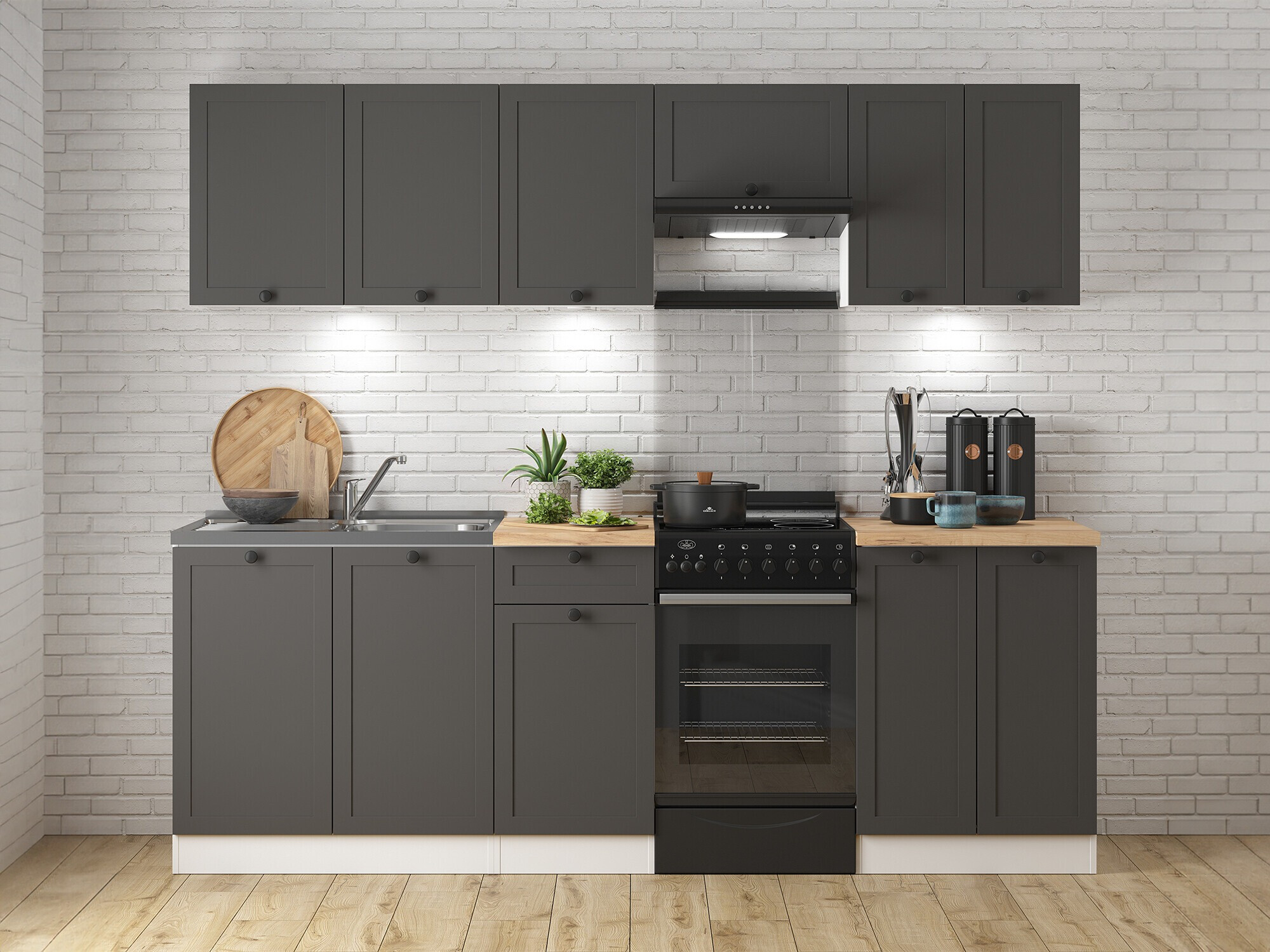 Cuisine complète modulaire Classic Grey 119