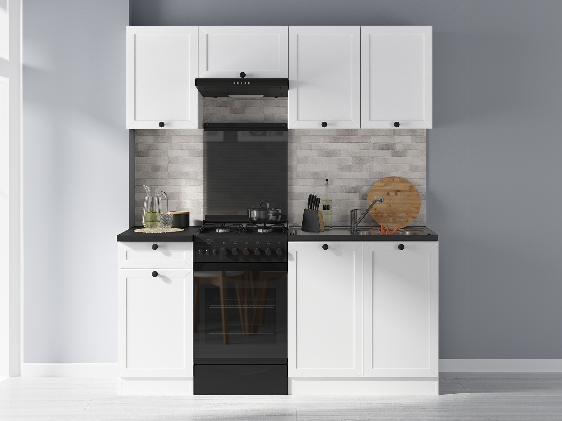 Cuisine complète modulaire Classic White 117
