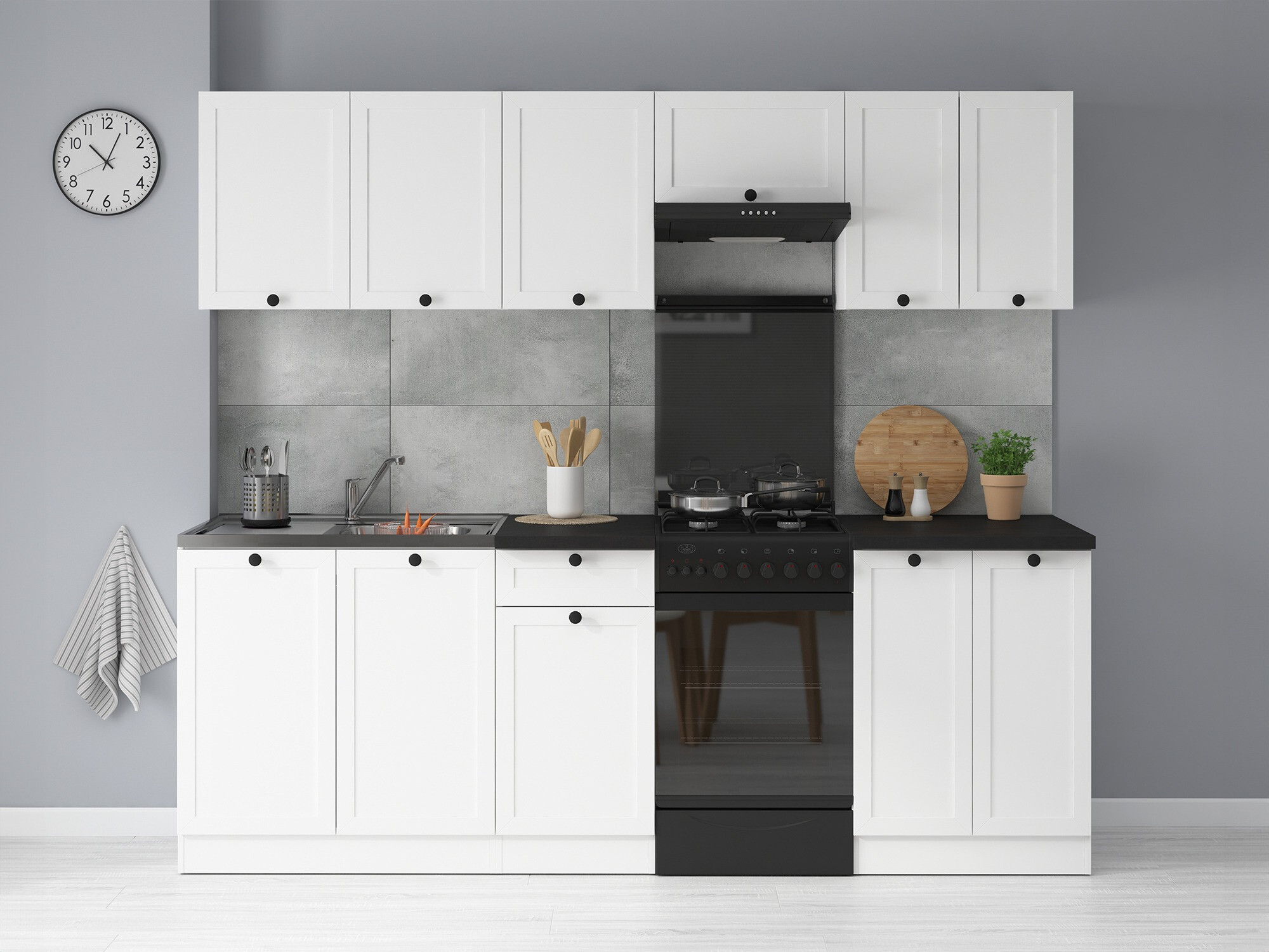 Cuisine complète modulaire Classic White 120