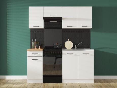 Ensemble de cuisine modulaire Line White 116