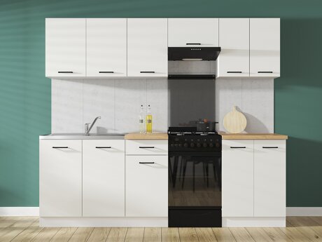 Ensemble de cuisine modulaire Line White 118