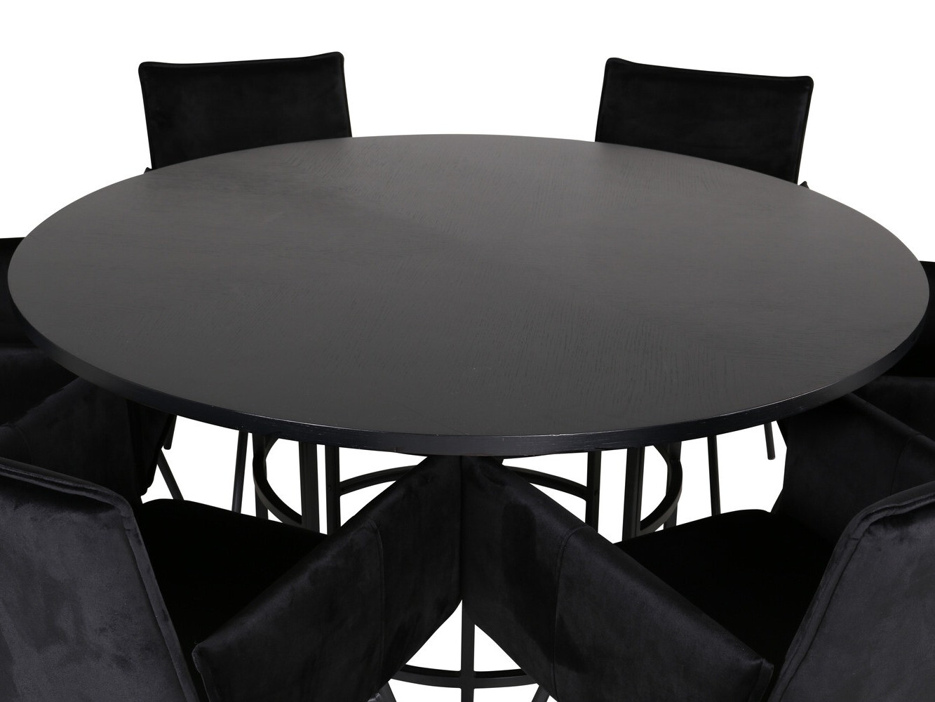 Salle à manger complète Dallas 2391 (Noir)