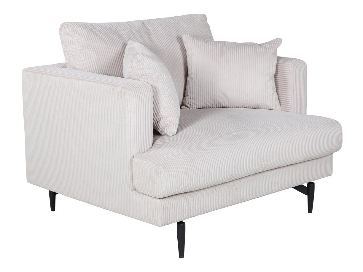 Fauteuil Dallas 1703 (Beige + Noir)