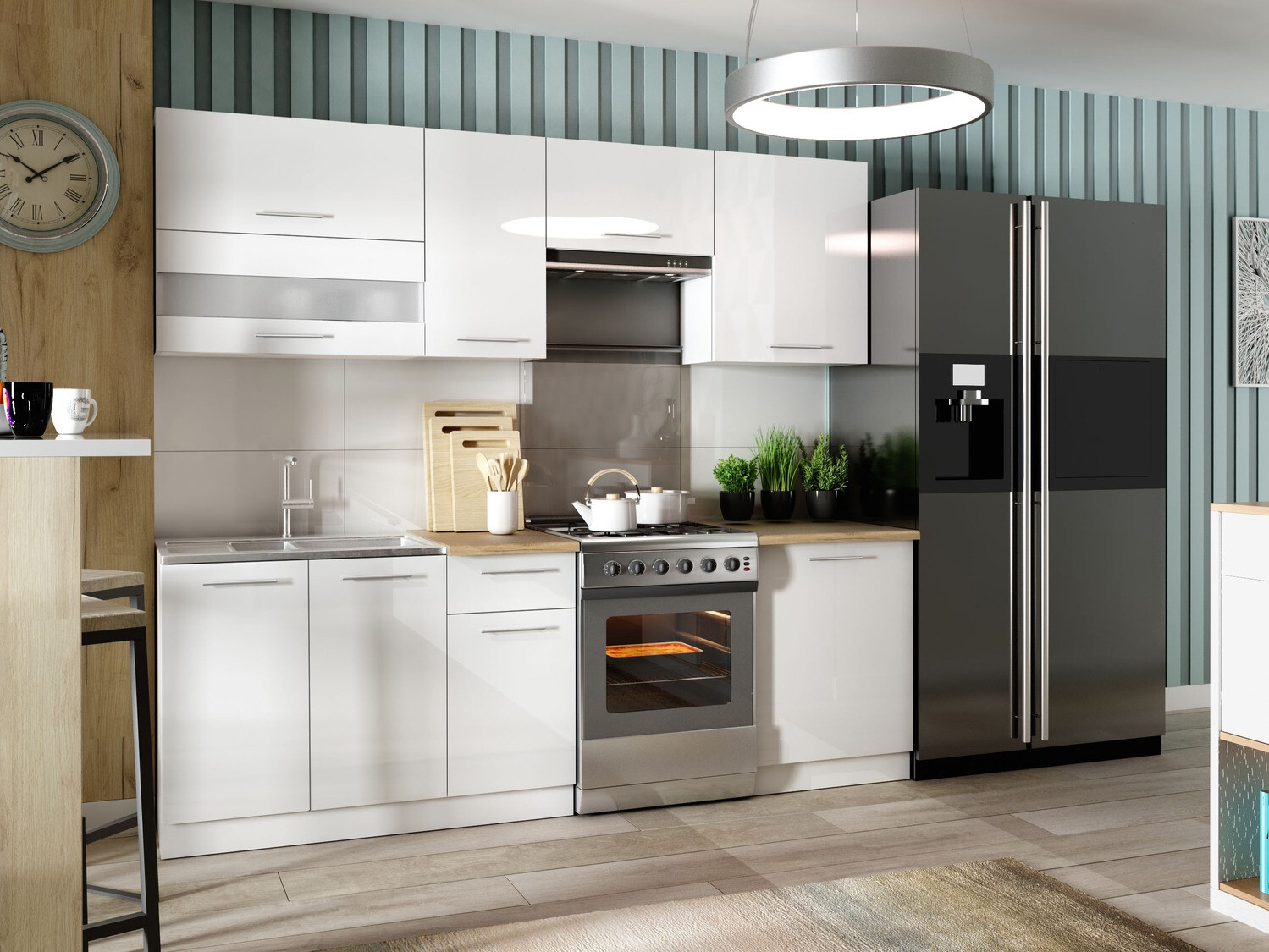 Cuisine complète modulaire Tiffa White 119