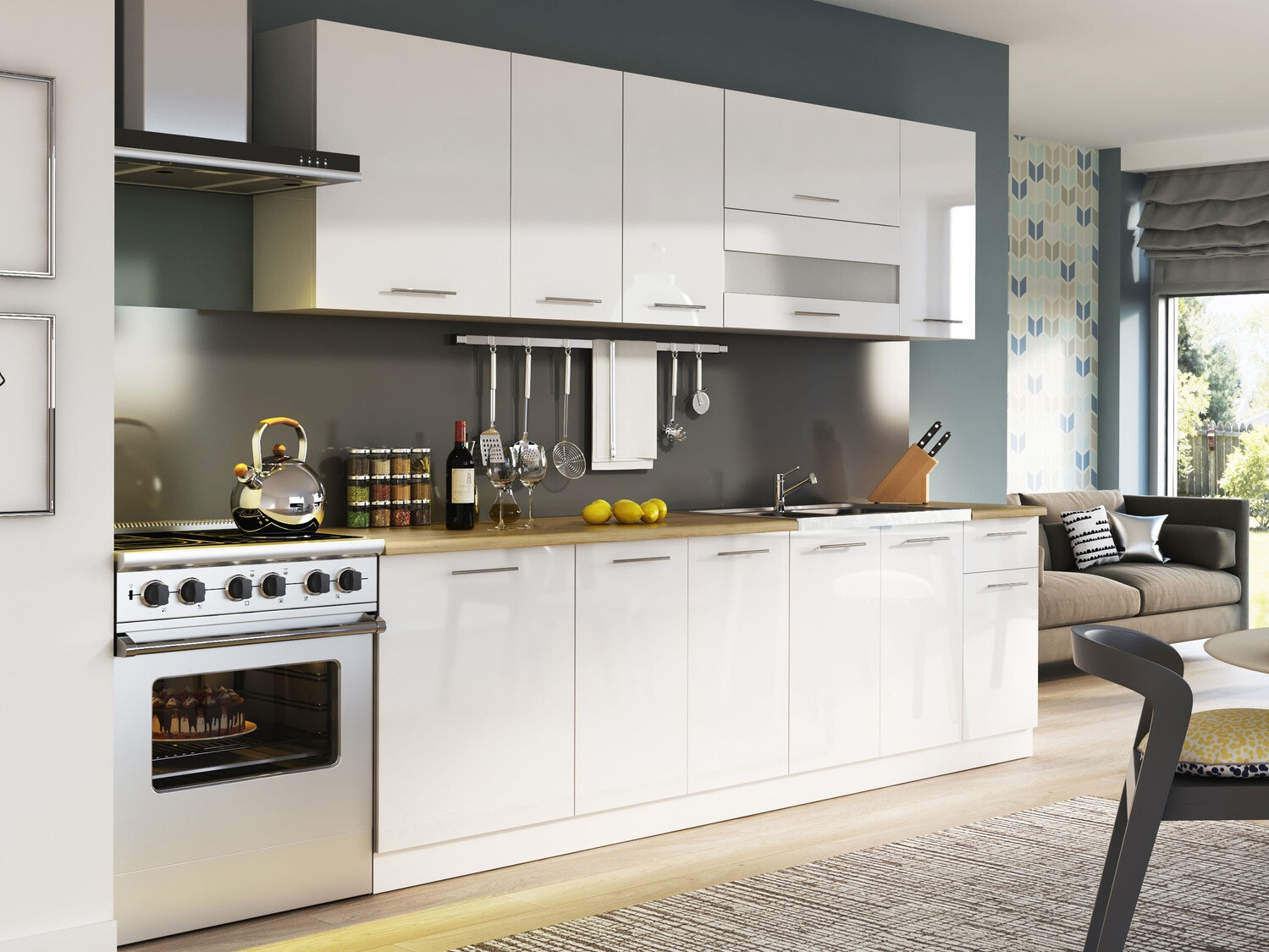 Cuisine complète modulaire Tiffa White 121