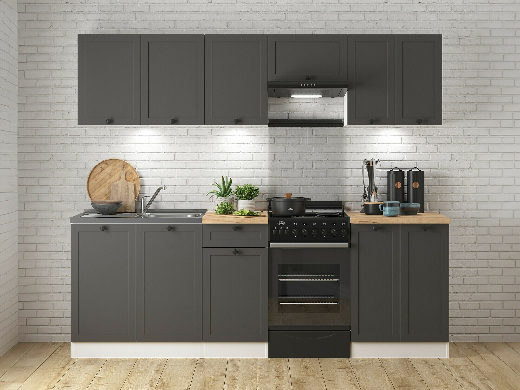 Armoire murale modulaire Classic Grey 111