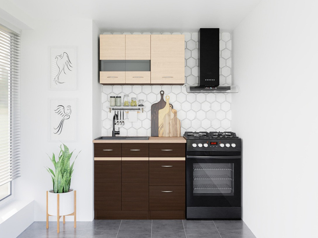 Cuisine complète modulaire Eli Dark 118