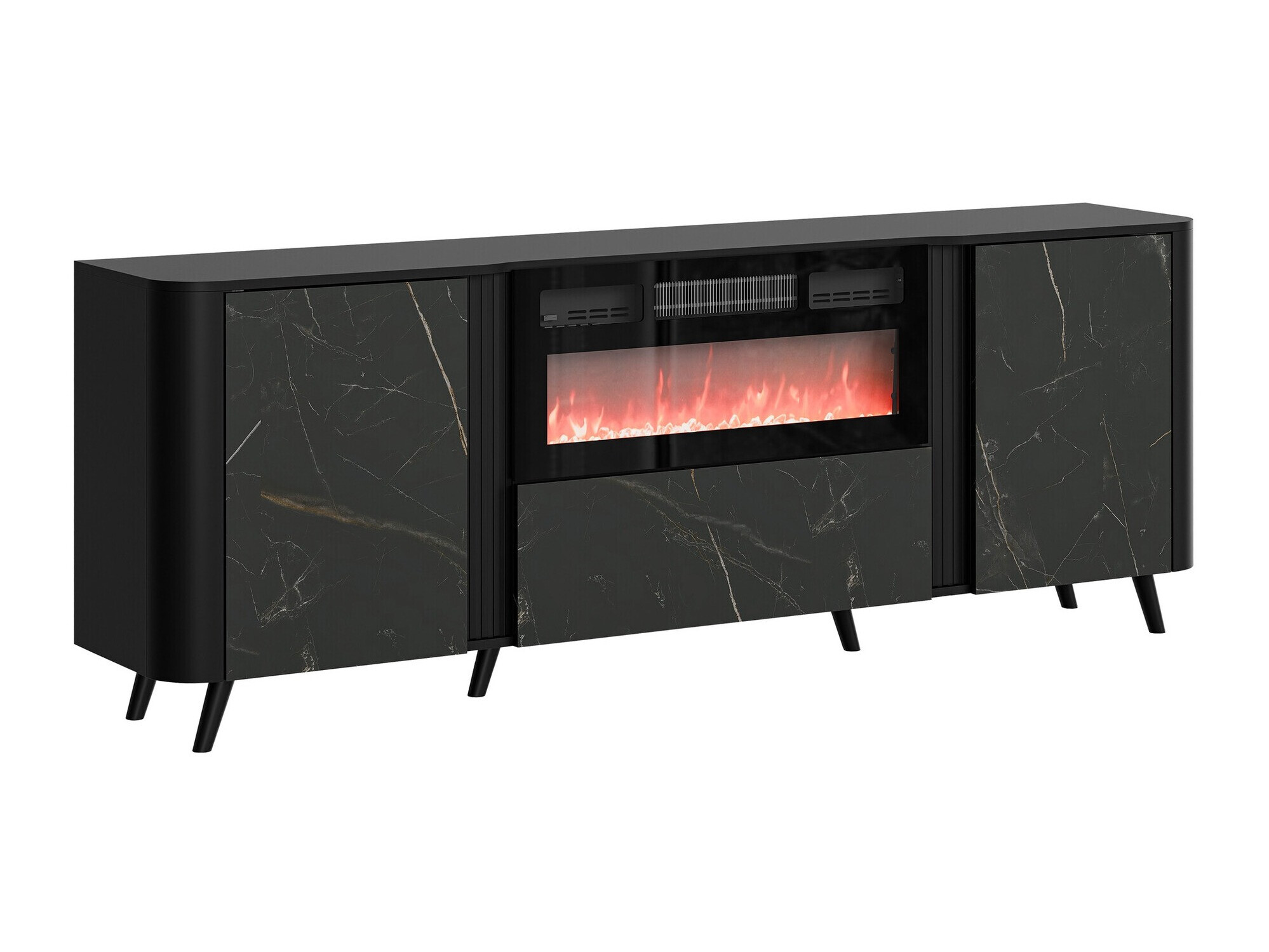 Buffet Modus I (Noir + Marbre noir)
