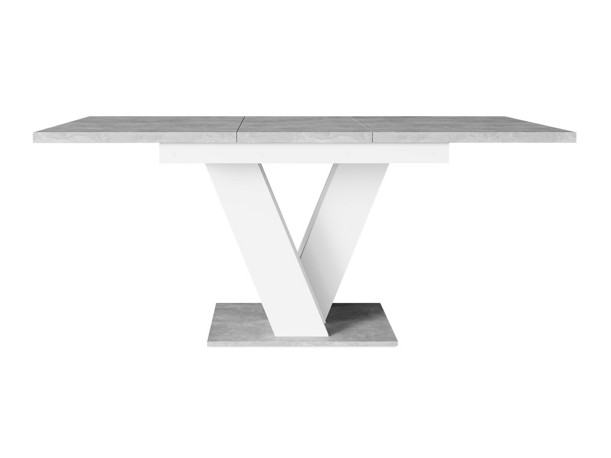 Table Musus (Blanc + Béton)