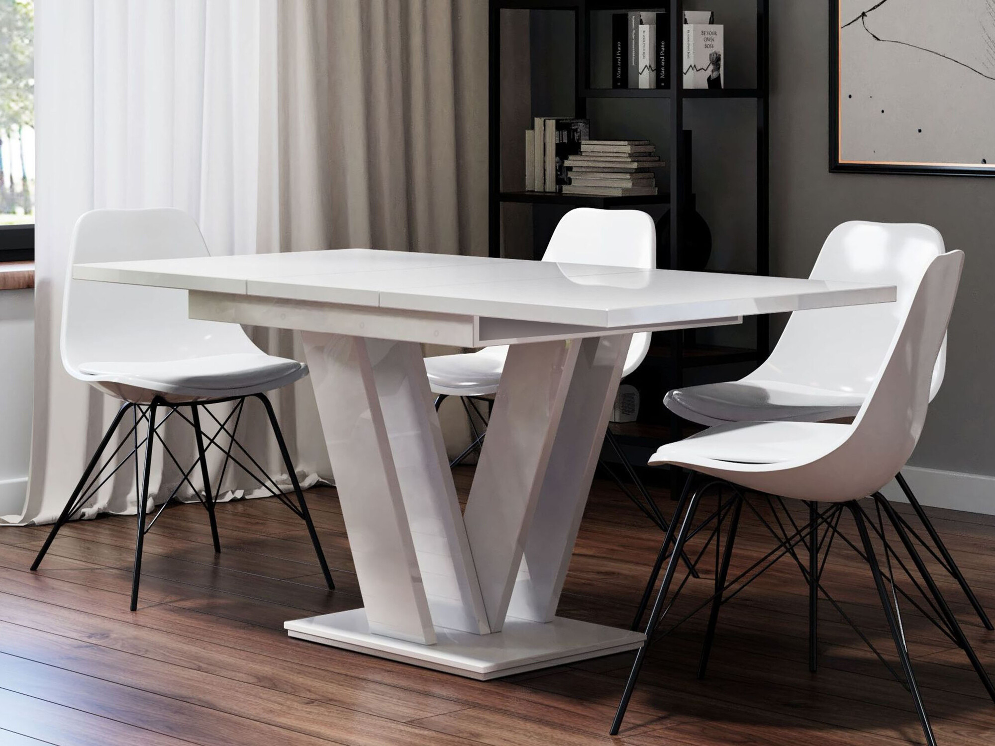 Table Musus (Blanc brillant)