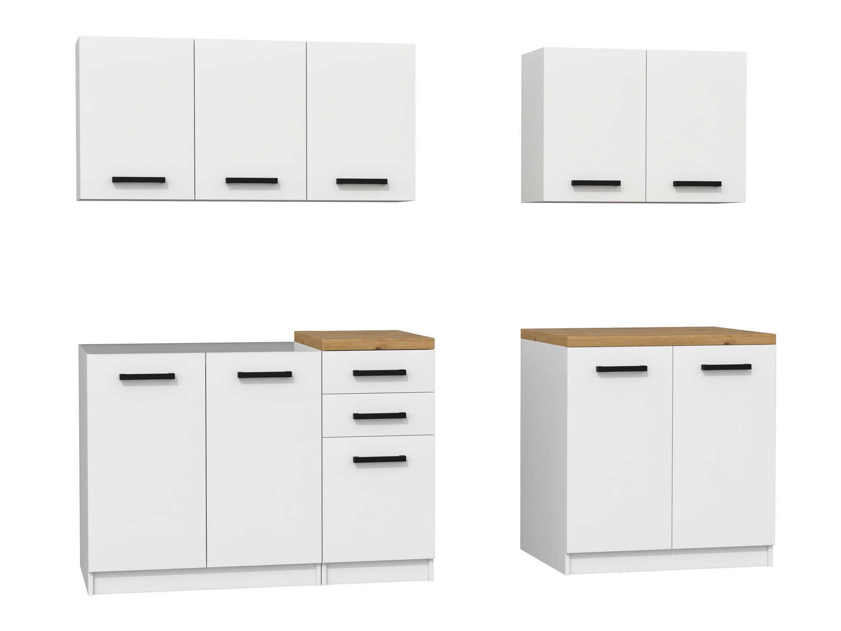 Cuisine complète Mandeville 240 (Mat blanc)