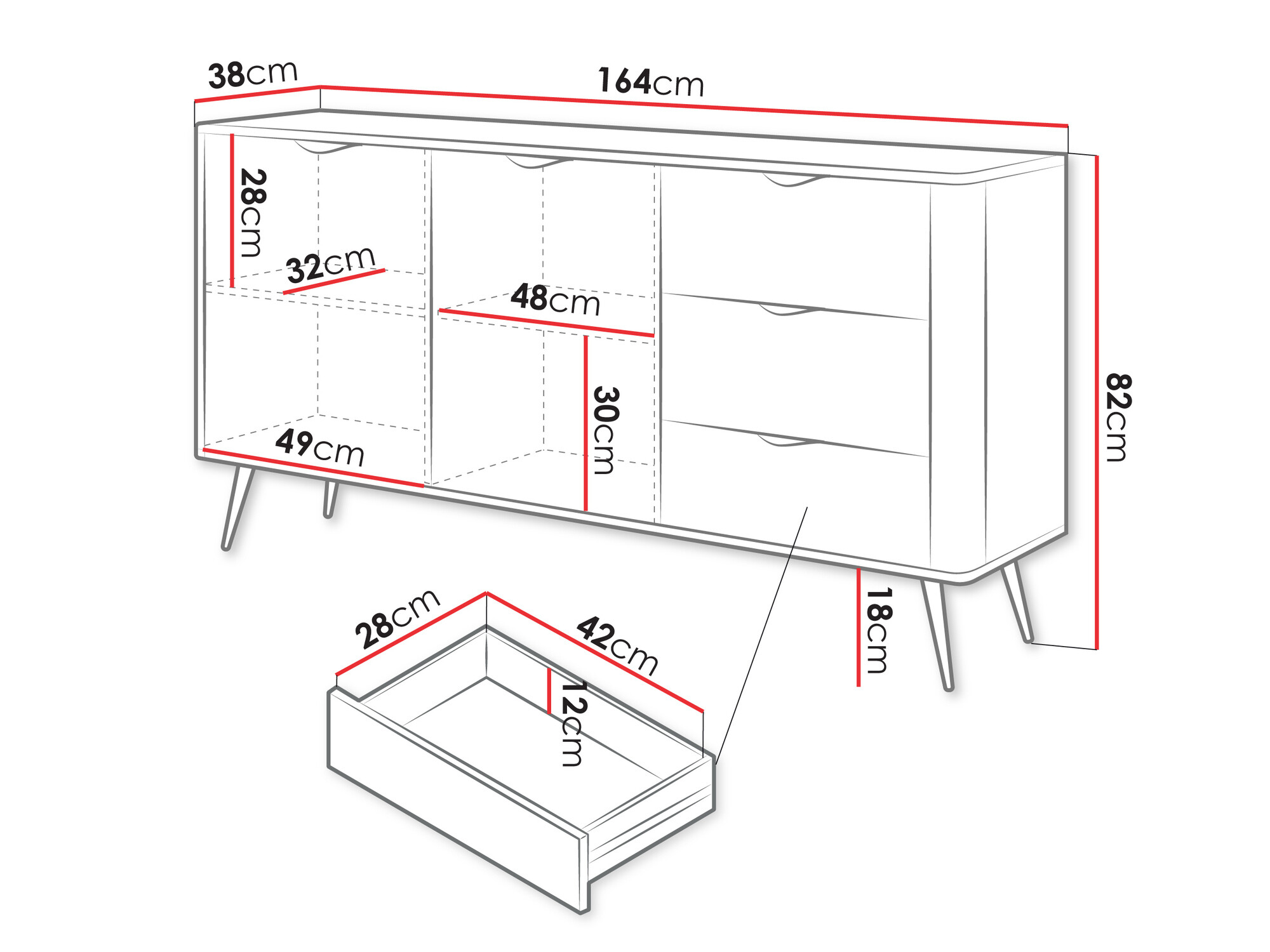 Commode Ioca I (Beige)