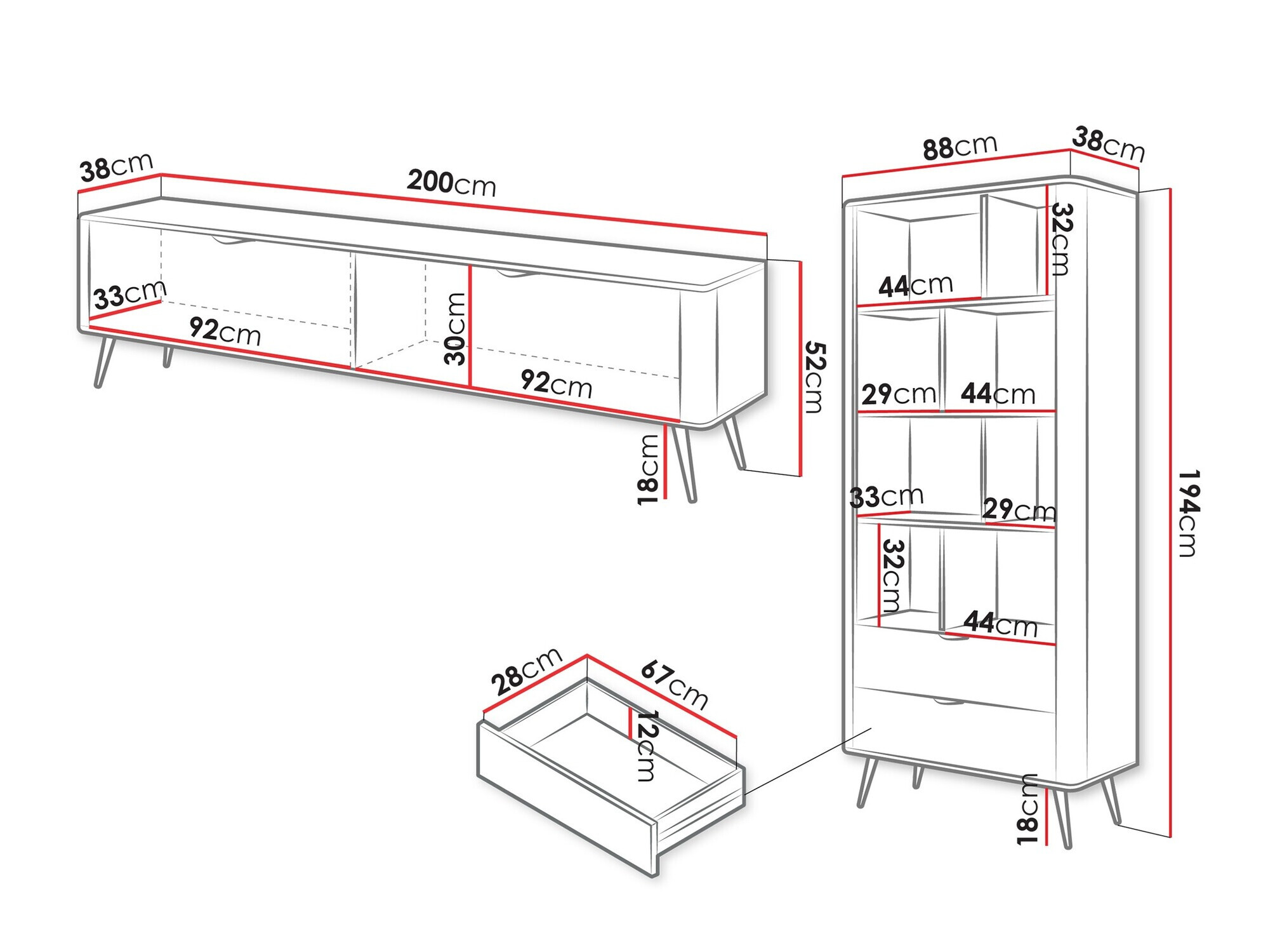Ensemble de salon Ioca (Beige)