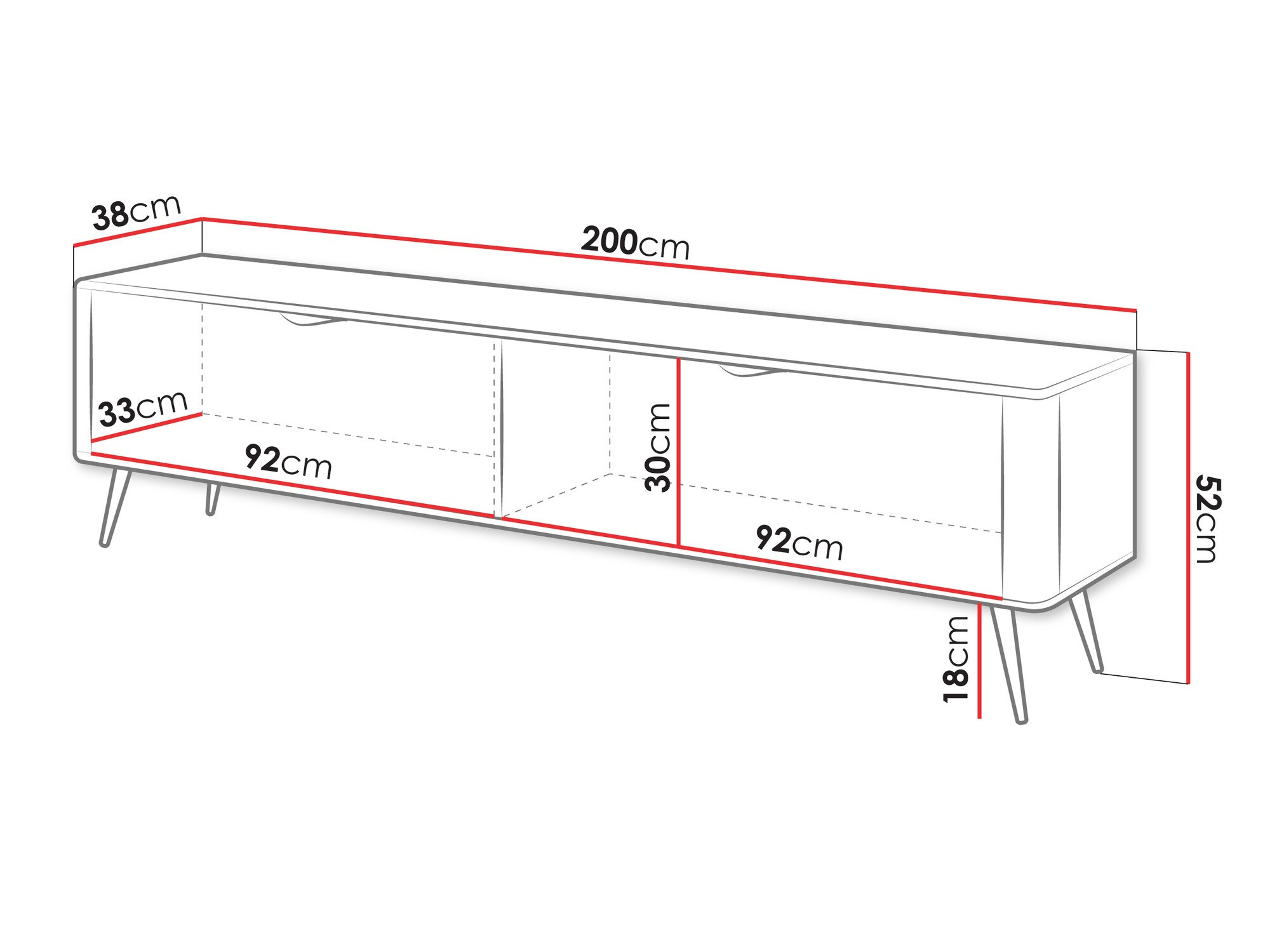 Meuble TV Ioca I (Beige)